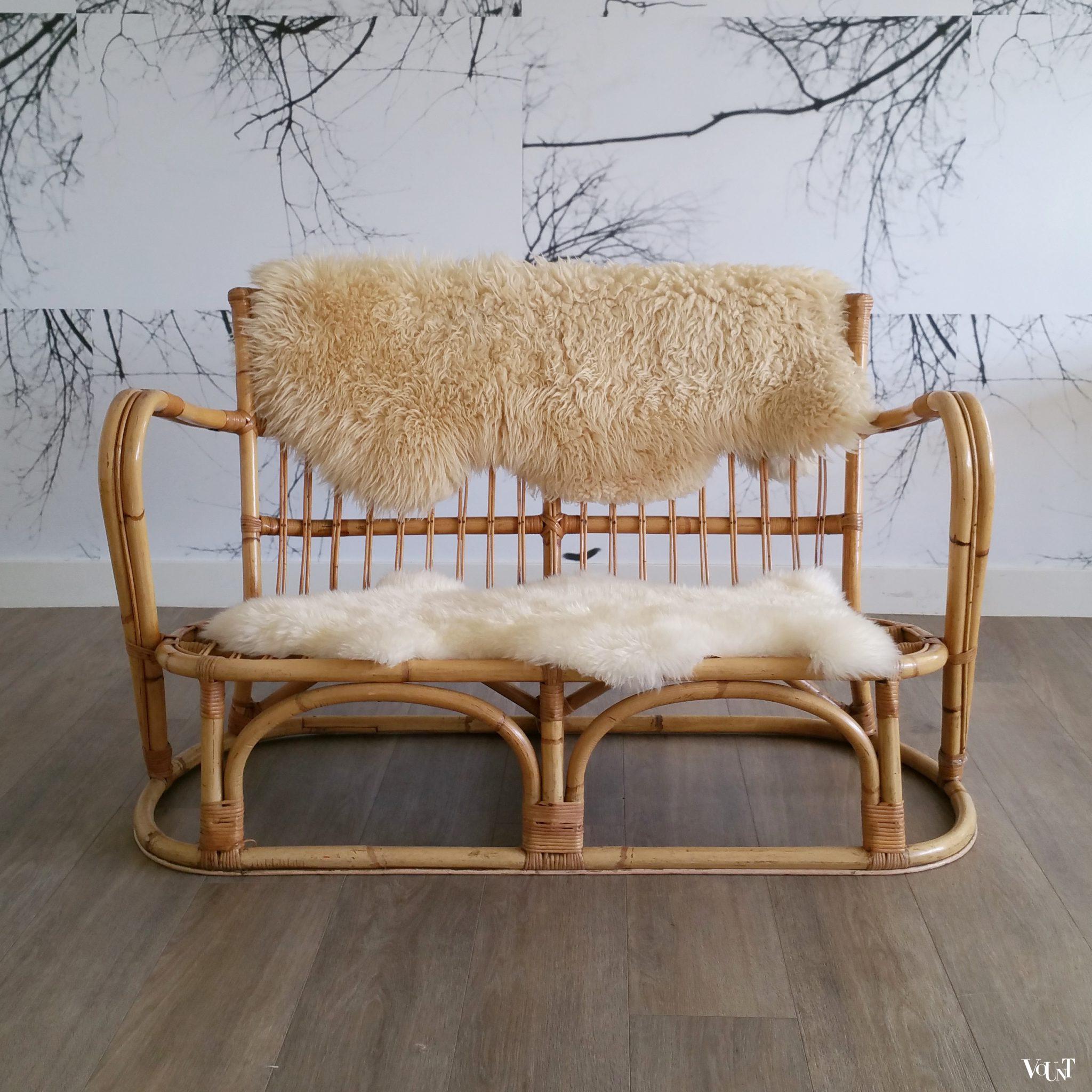 Rotan bankje, jaren '50