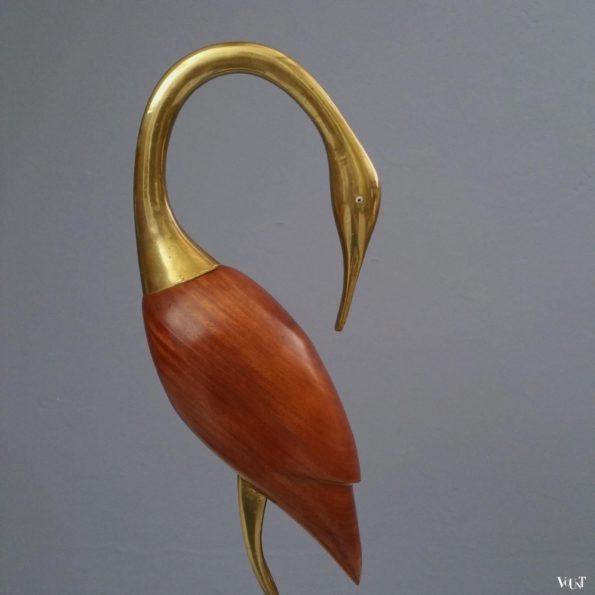Vogel messing en teakhout, jaren '60
