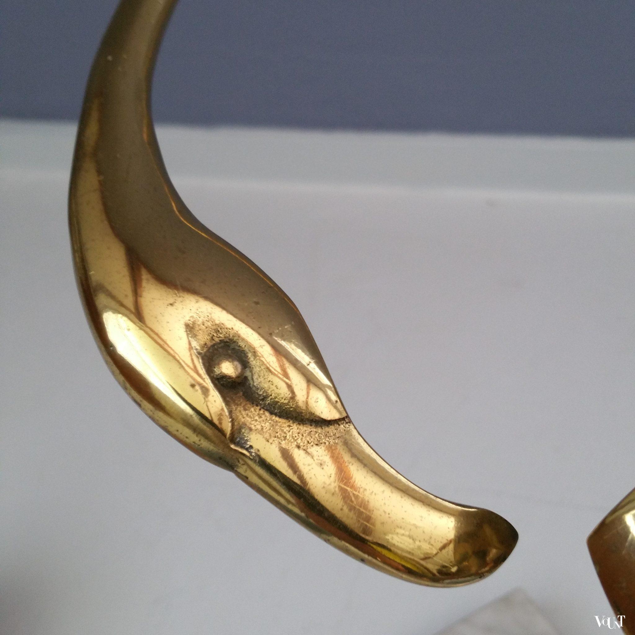 Paraplubak messing flamingo, jaren '70