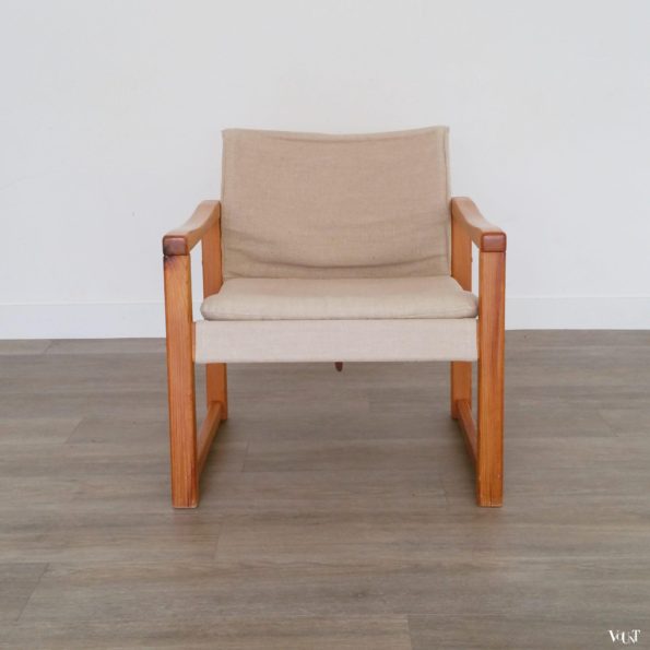 Canvas safaristoel “Diana”, Karin Mobring voor Ikea, Zweden, jaren ‘70