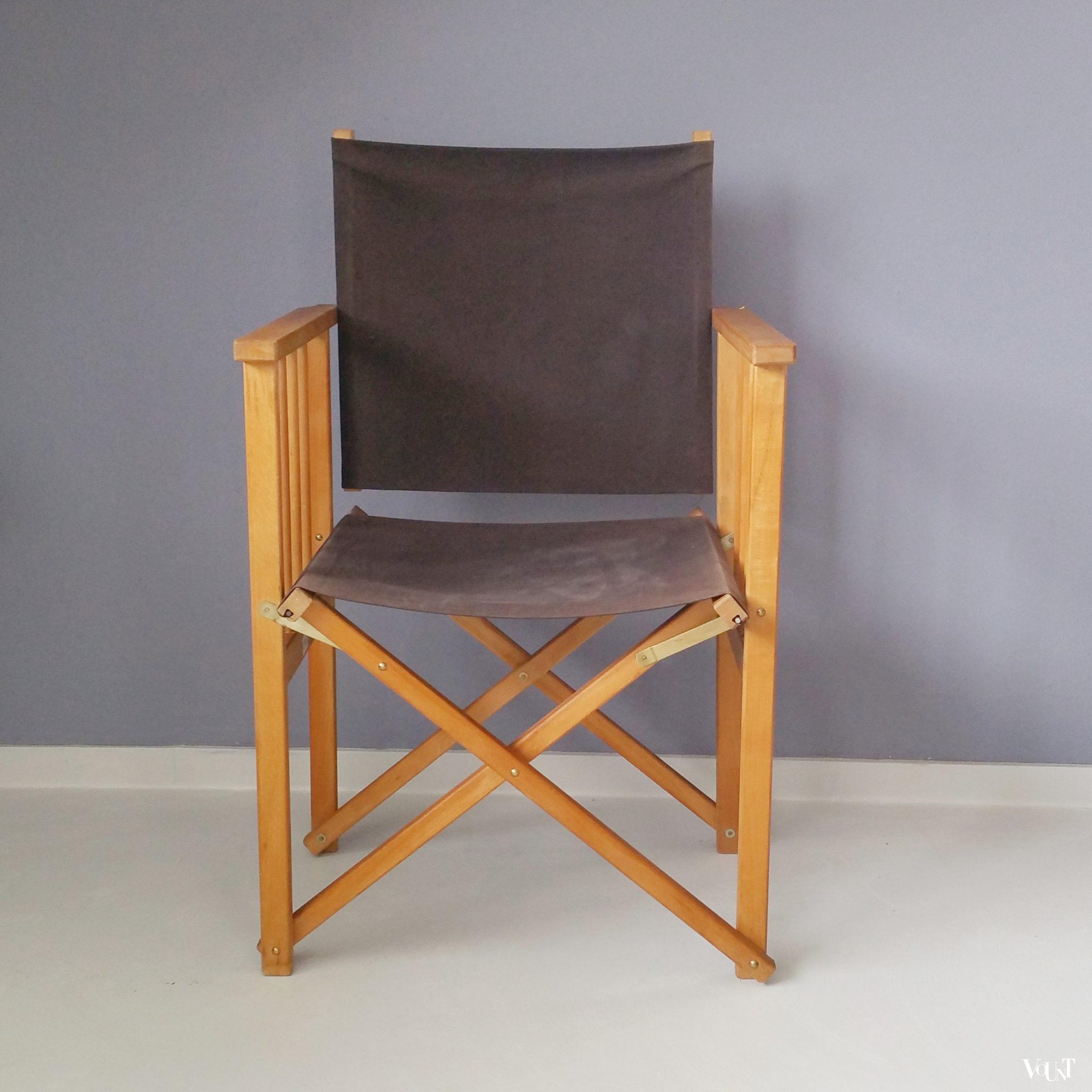 Vintage Deense regisseursstoel, Hyllinge Møbler, jaren '70