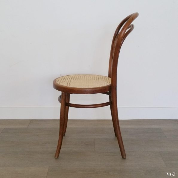 Set van 6 nr. 14 stoelen van Josef Hoffmann, rond 1900