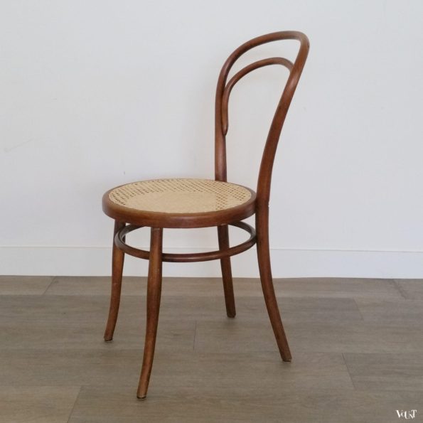 Set van 6 nr. 14 stoelen van Josef Hoffmann, rond 1900