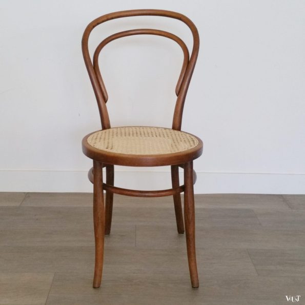 Set van 6 nr. 14 stoelen van Josef Hoffmann, rond 1900