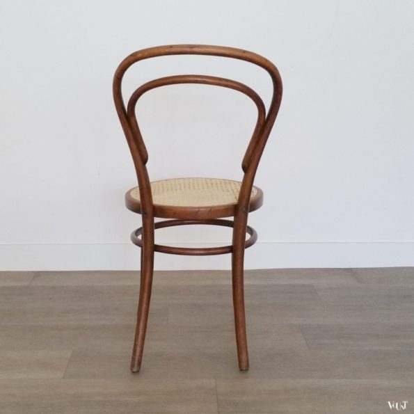 Set van 6 nr. 14 stoelen van Josef Hoffmann, rond 1900
