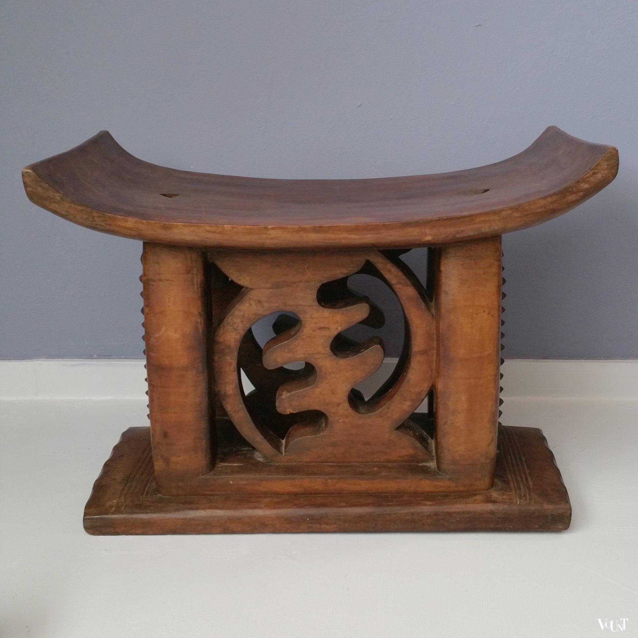 Asante of ashanti "tribal" kruk, Ghana