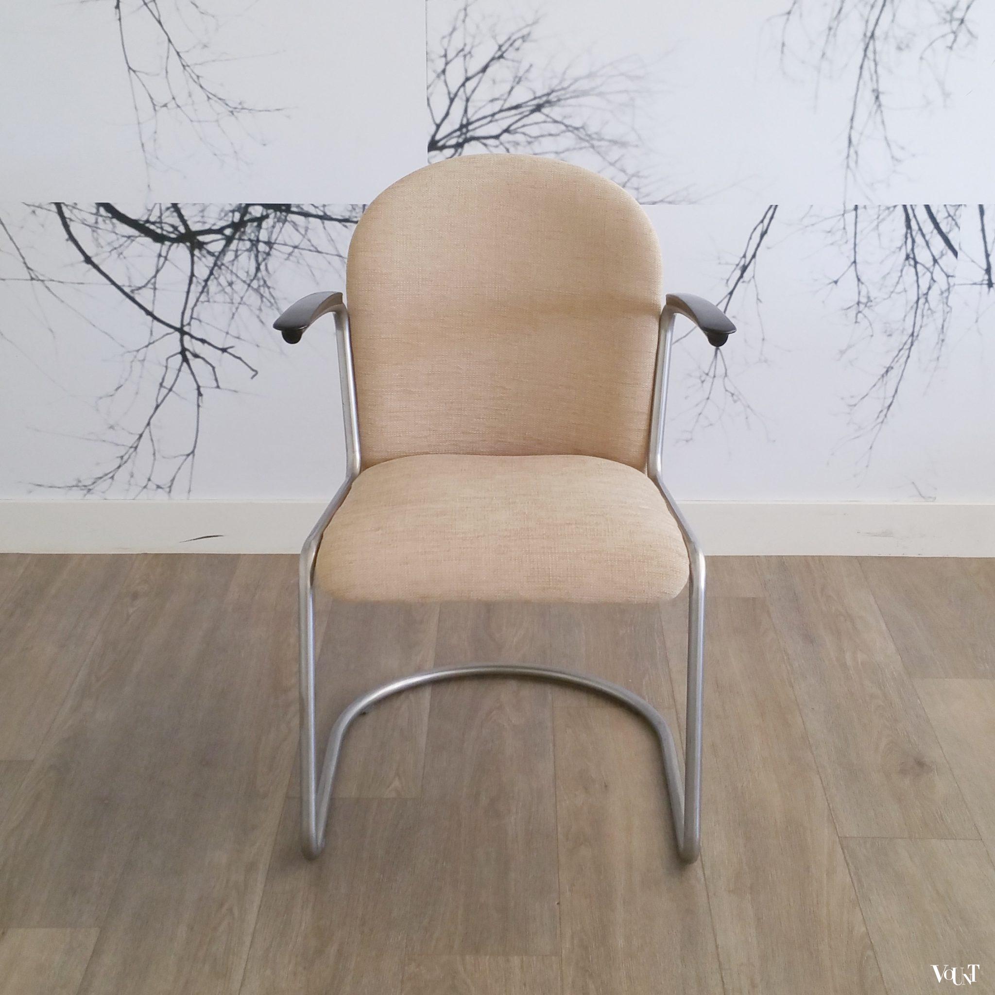 Stoel 413, W.H. Gispen voor Gispen, jaren '50/'60