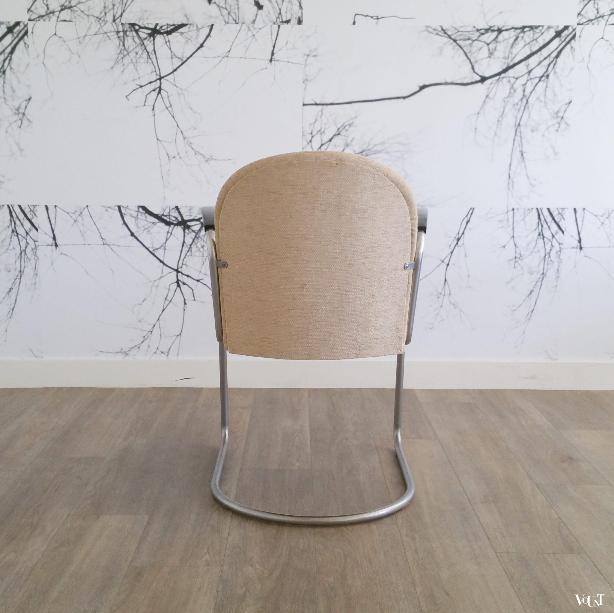 Stoel 413, W.H. Gispen voor Gispen, jaren '50/'60