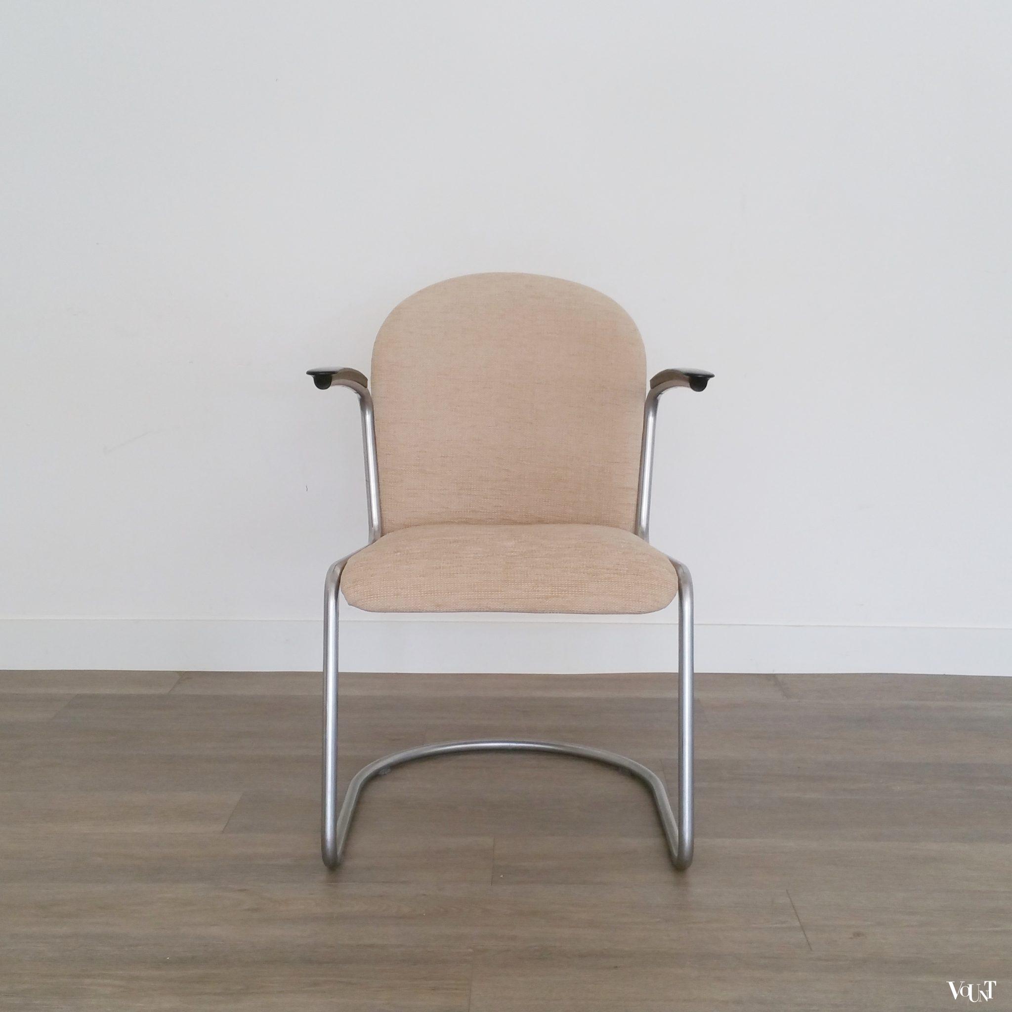 Stoel 413, W.H. Gispen voor Gispen, jaren '50/'60
