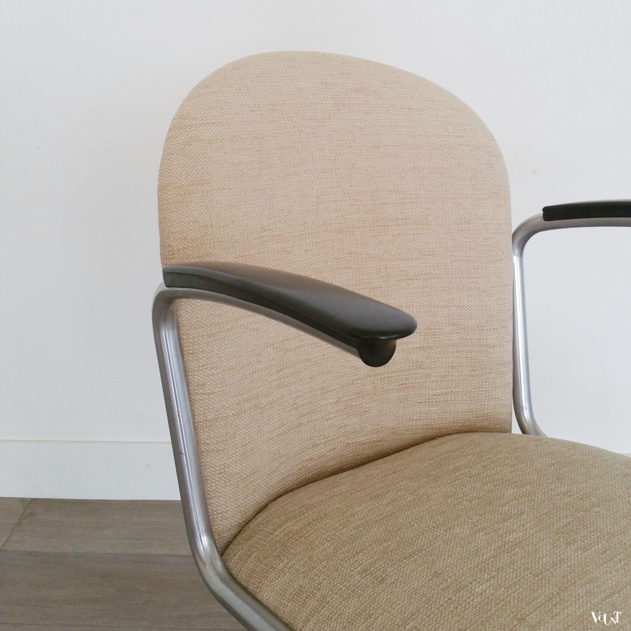 Stoel 413, W.H. Gispen voor Gispen, jaren '50/'60