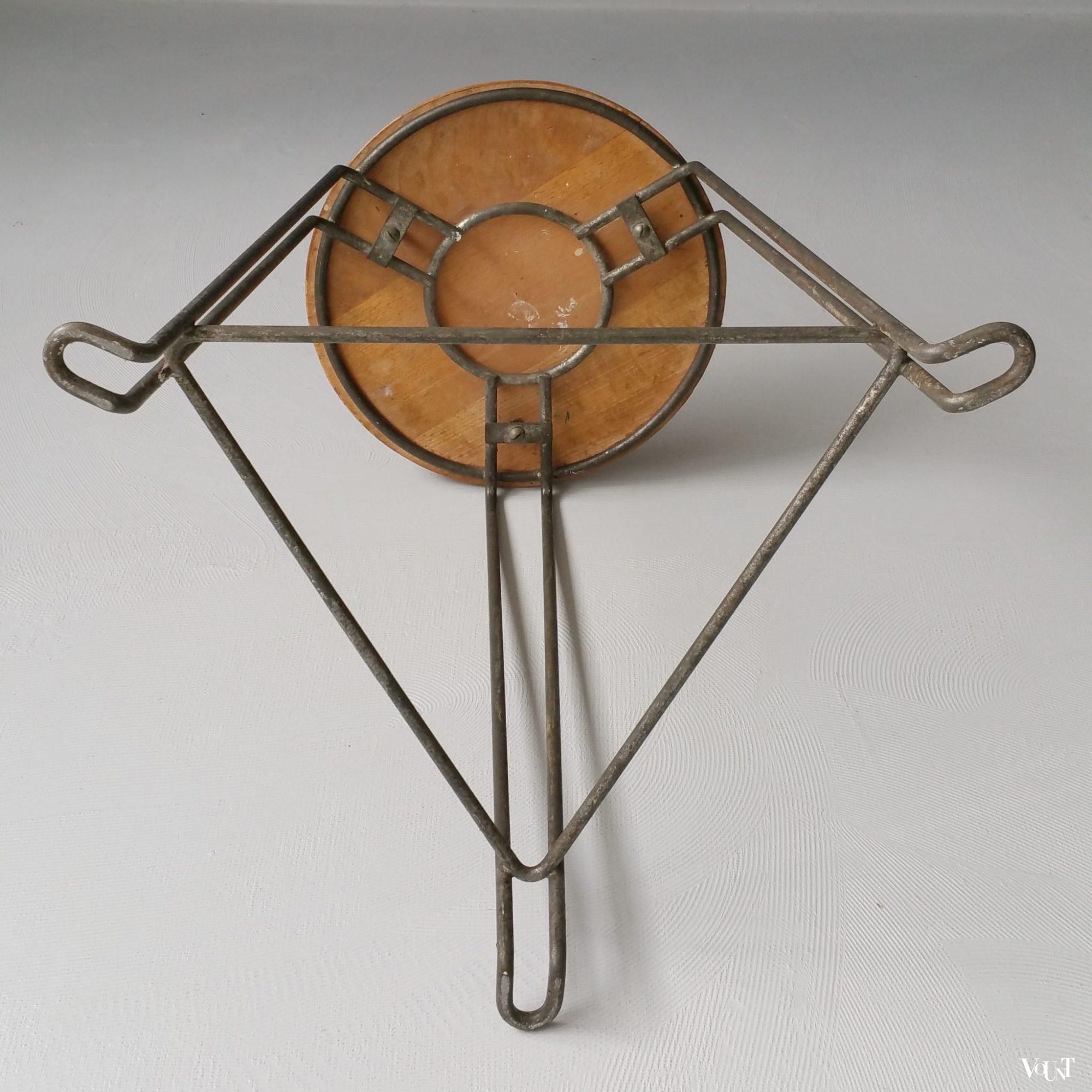 Set van 3 industriële krukken, Jan van der Togt voor Tomado, jaren '50