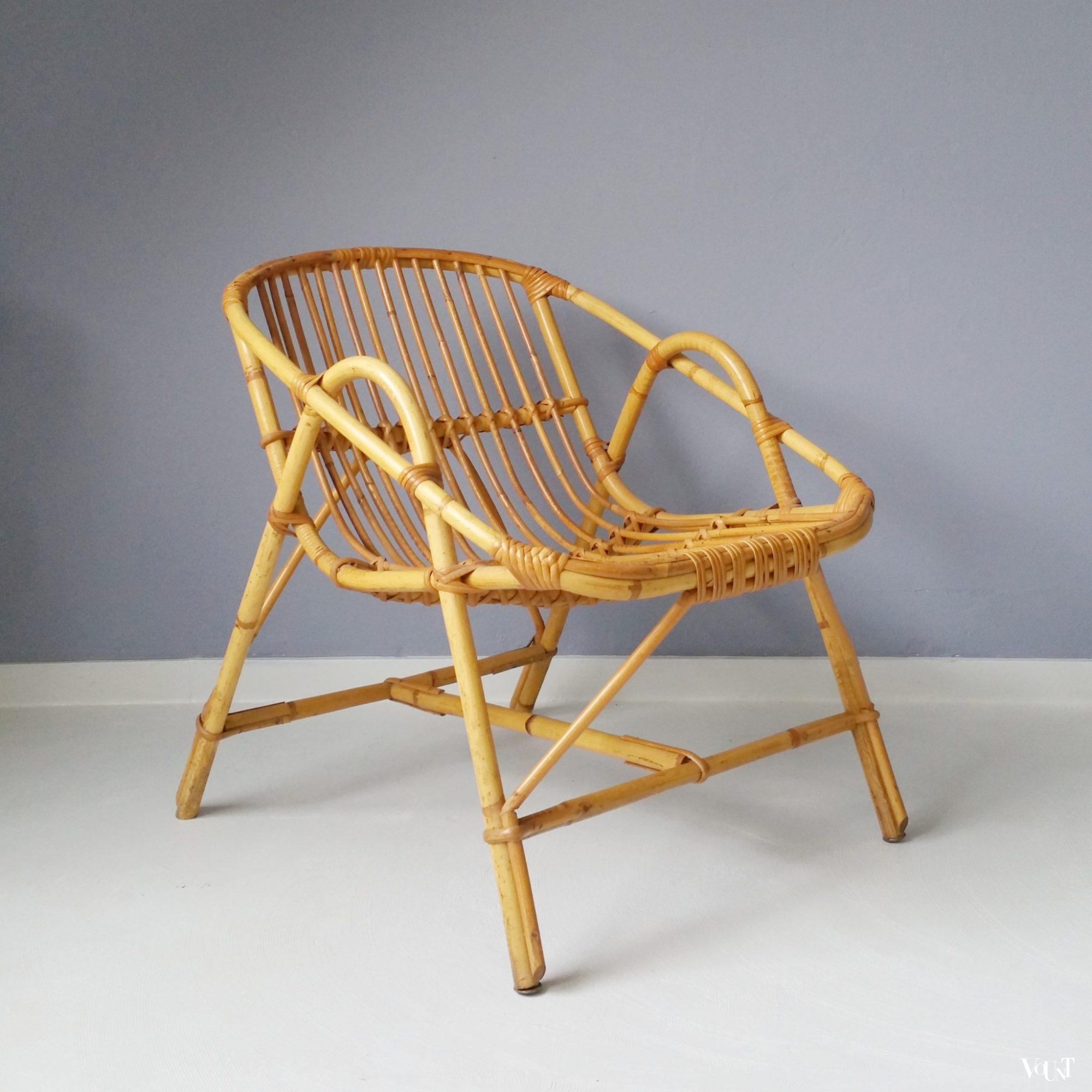 Rotan stoel, jaren '60