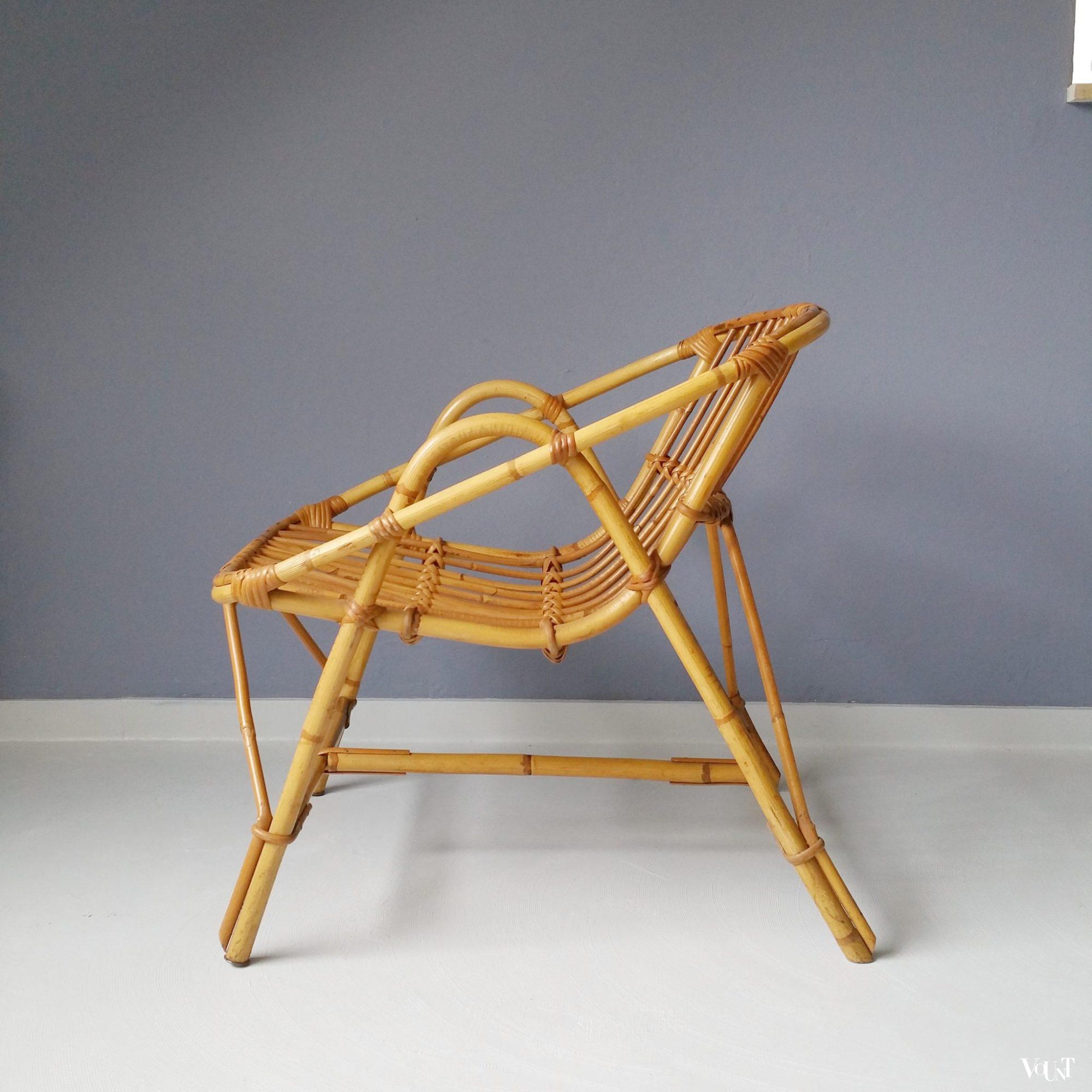Rotan stoel, jaren '60