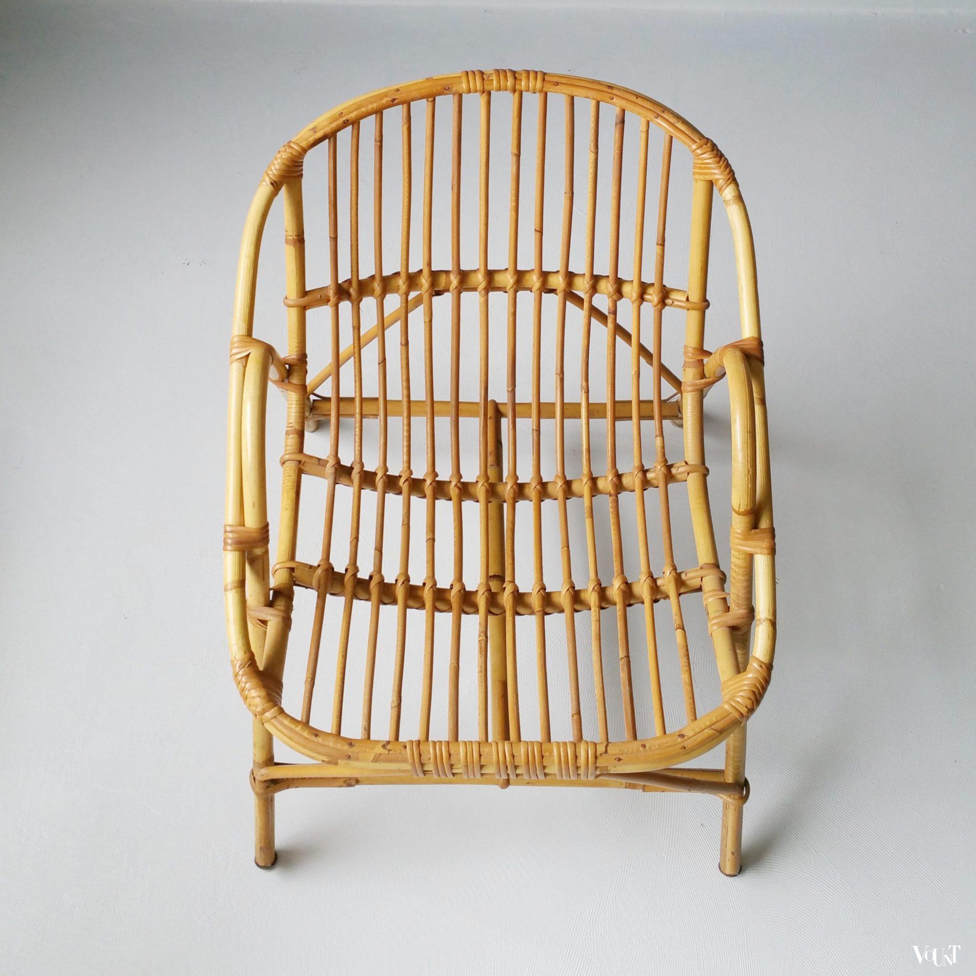 Rotan stoel, jaren '60