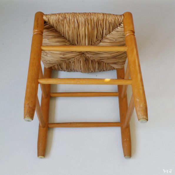 Set van 2 biezen krukken, jaren '60