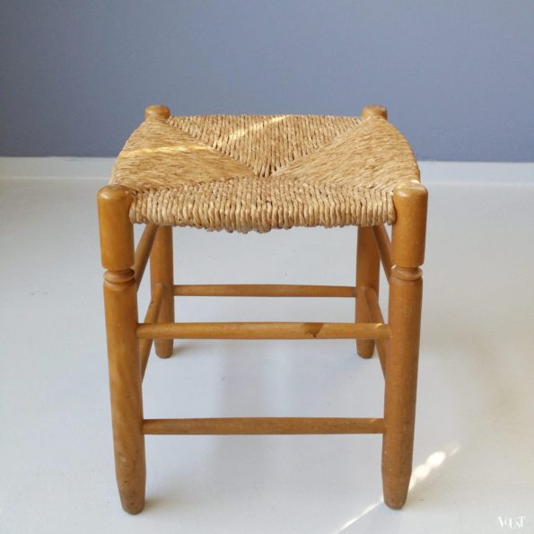 Set van 2 biezen krukken, jaren '60