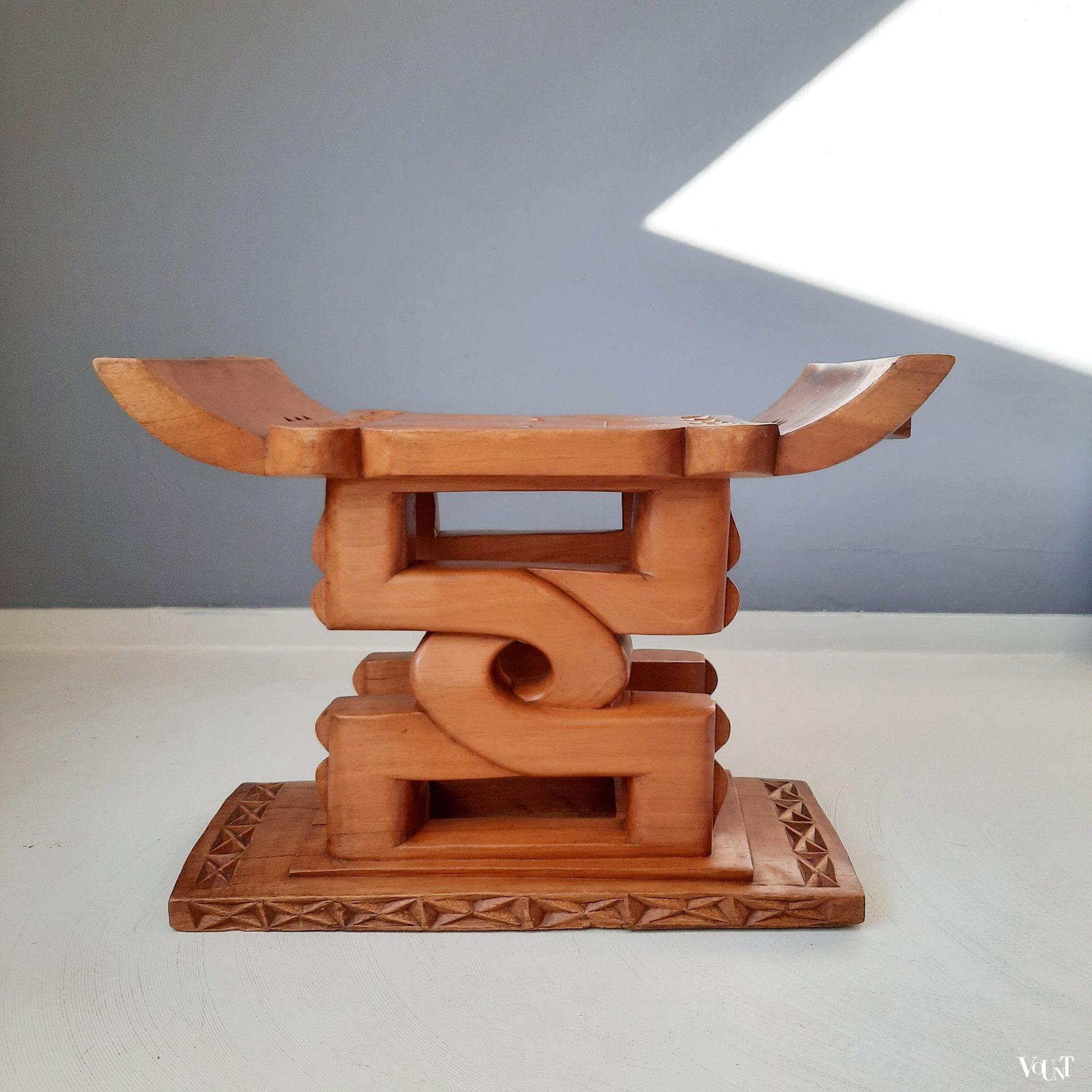 Asante of ashanti "tribal" kruk, Ghana, 2e helft 20e eeuw