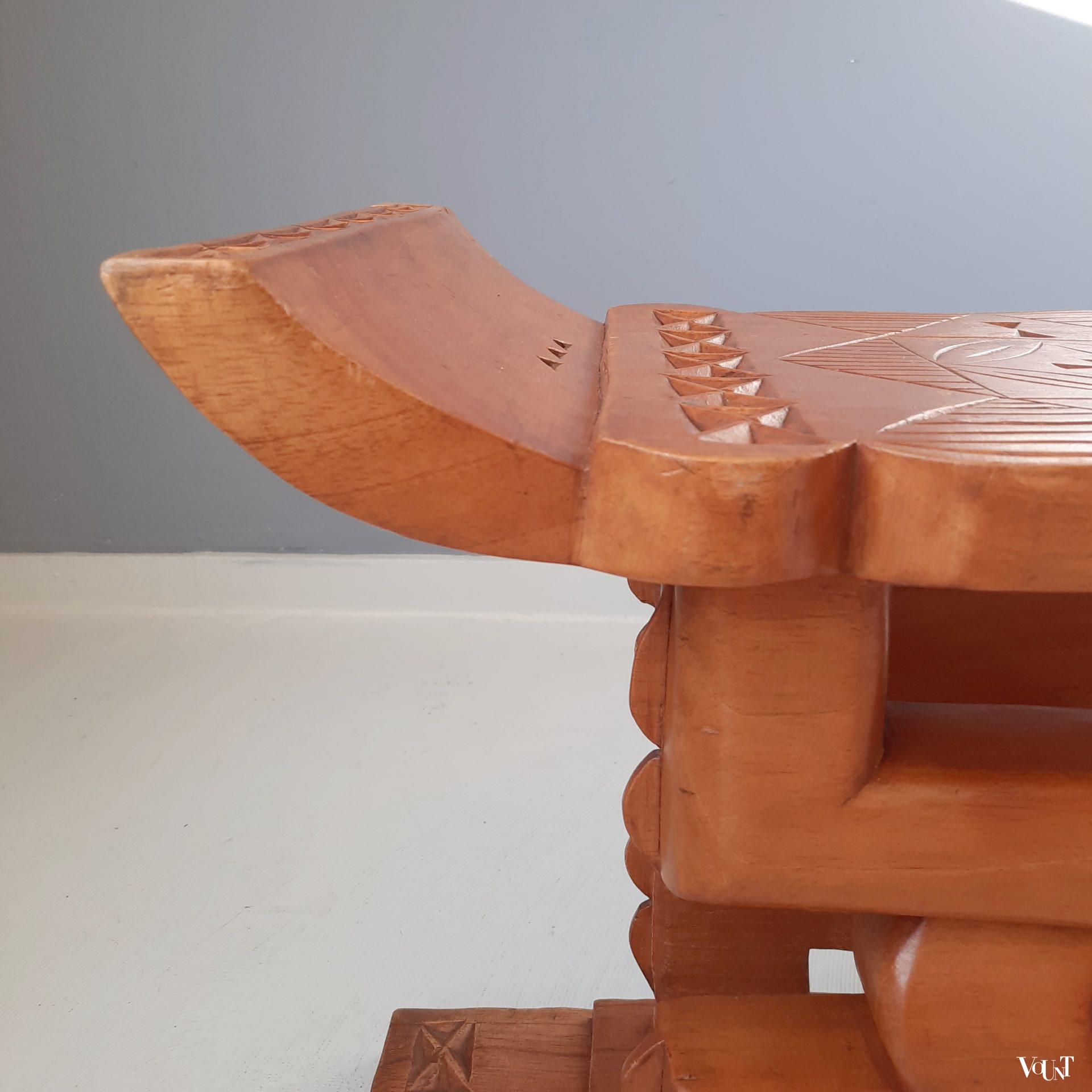 Asante of ashanti "tribal" kruk, Ghana, 2e helft 20e eeuw