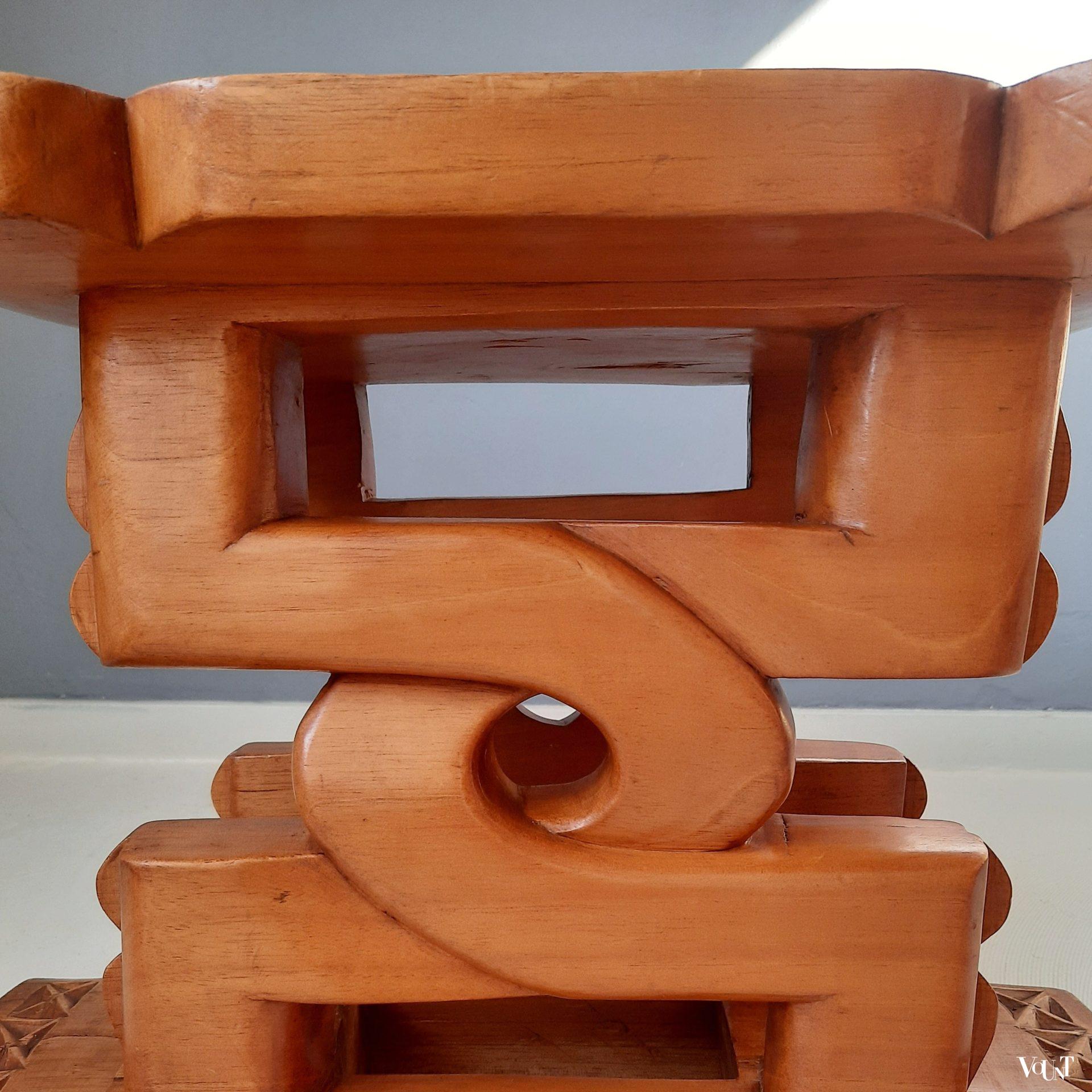 Asante of ashanti "tribal" kruk, Ghana, 2e helft 20e eeuw