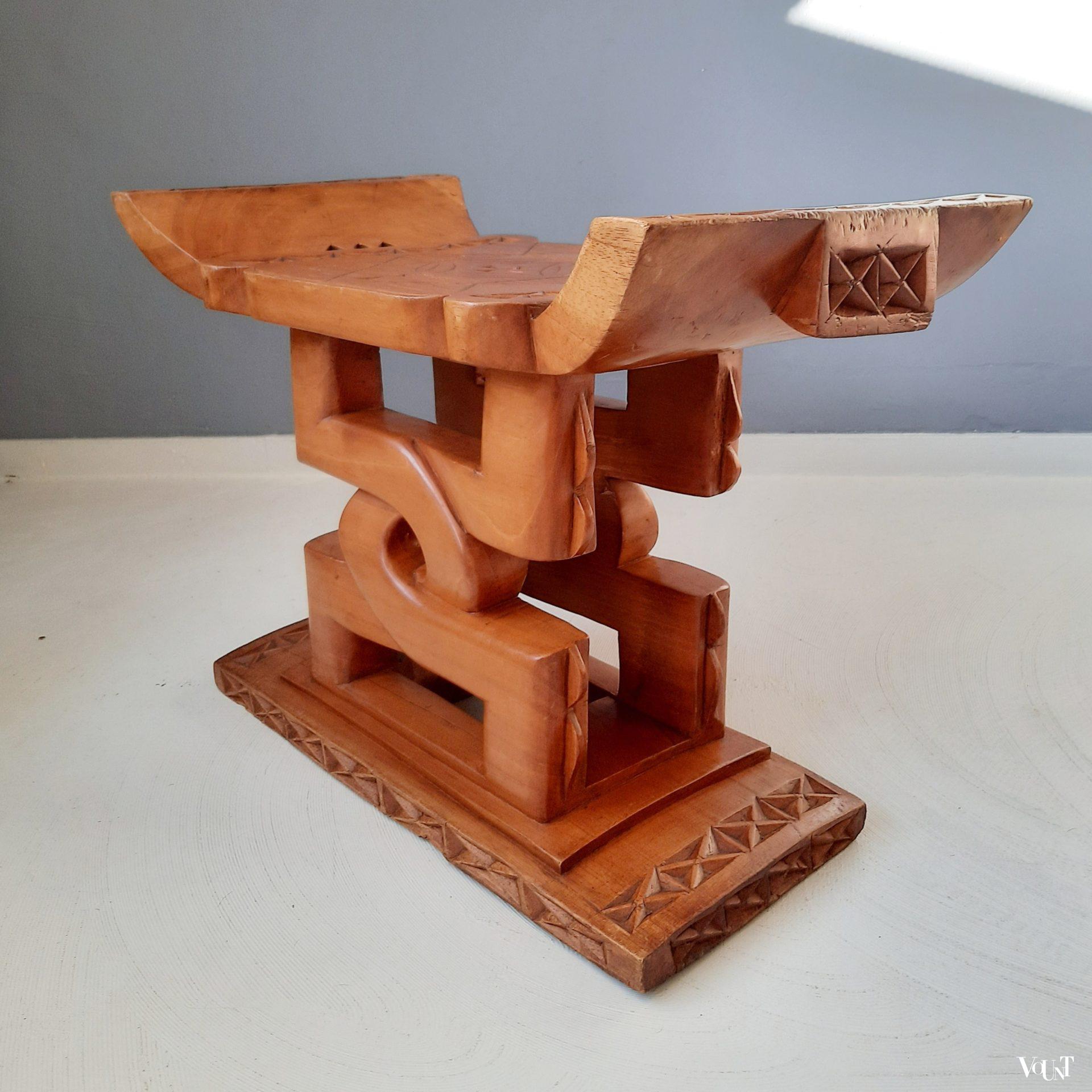 Asante of ashanti "tribal" kruk, Ghana, 2e helft 20e eeuw