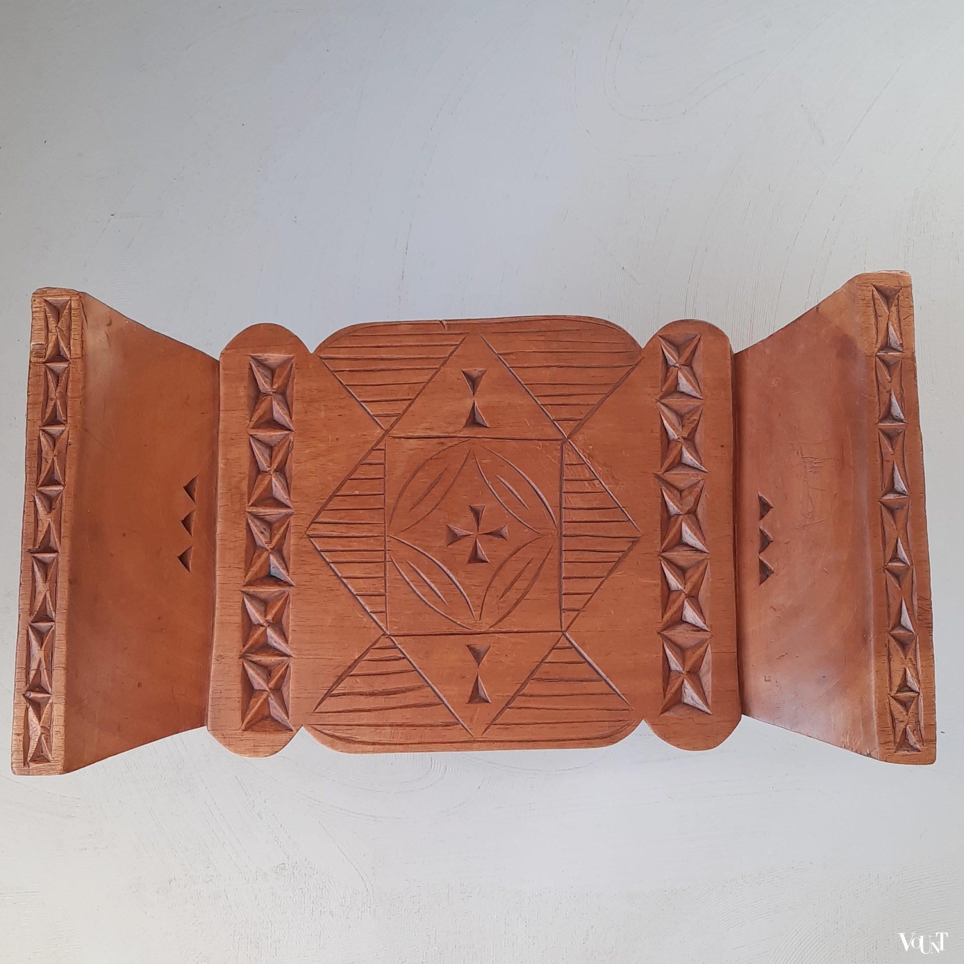 Asante of ashanti "tribal" kruk, Ghana, 2e helft 20e eeuw