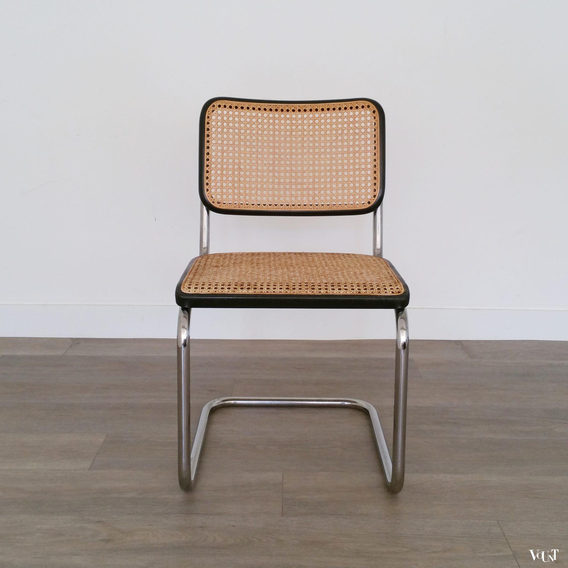 Set van 4 jaren '80 originele S32 stoelen, Marcel Breuer voor Thonet