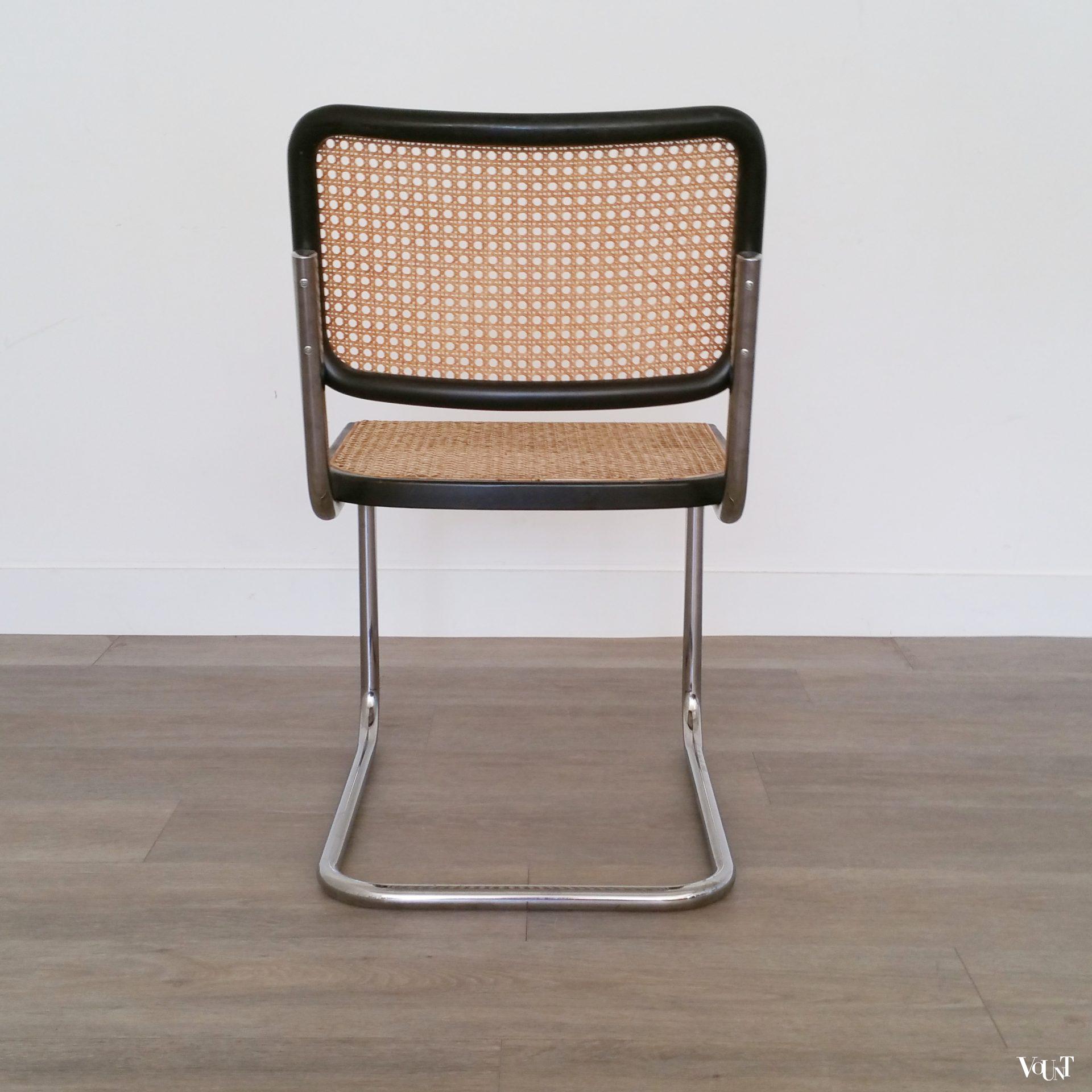 Set van 4 jaren '80 originele S32 stoelen, Marcel Breuer voor Thonet