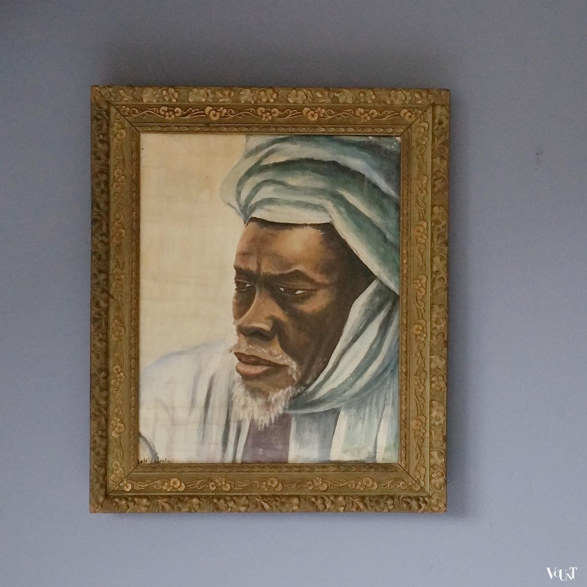 Vintage portret Noord-Afrikaanse man, ca. jaren '60