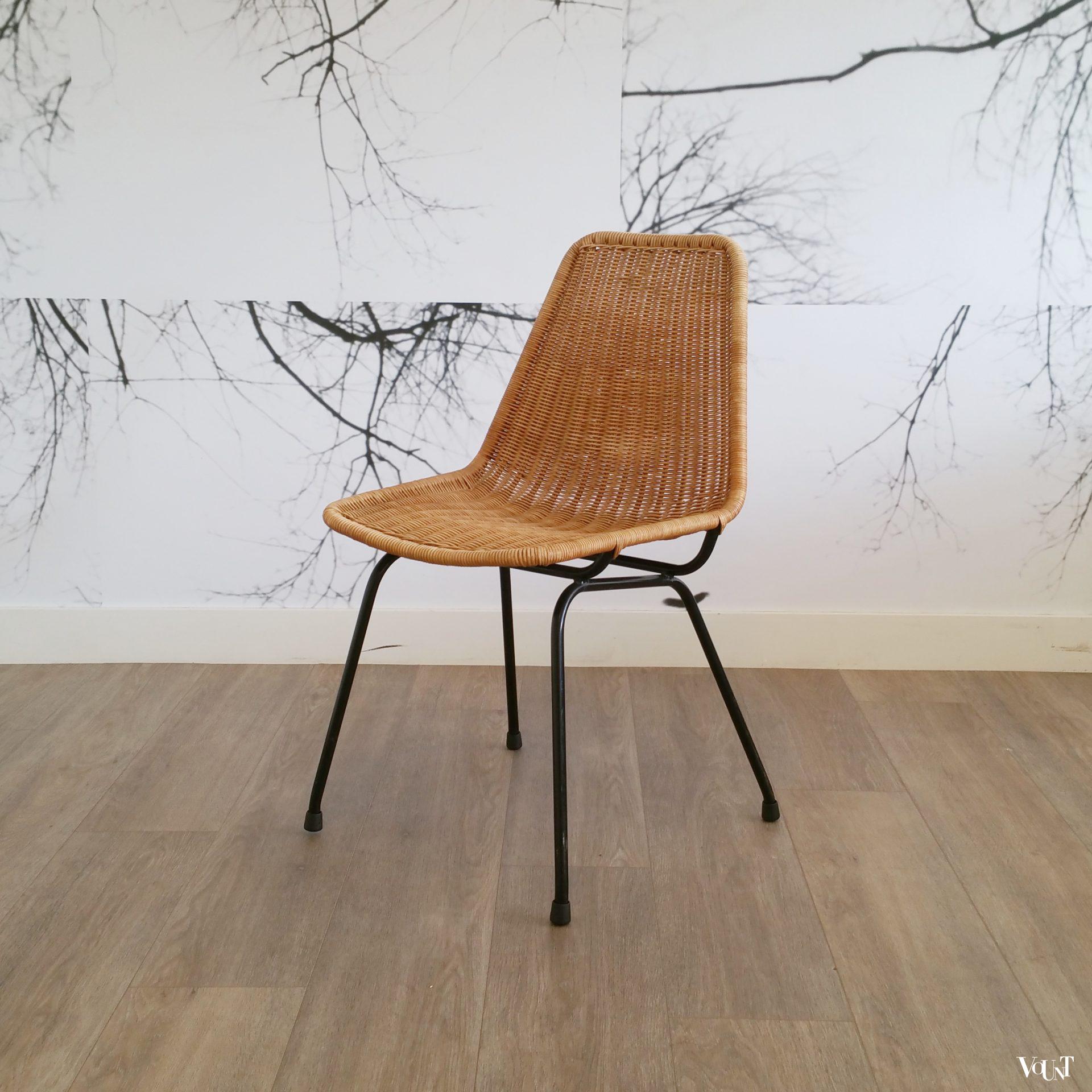 Rotan stoeltje, Dirk van Sliedregt voor Gebr. Jonkers, jaren '60