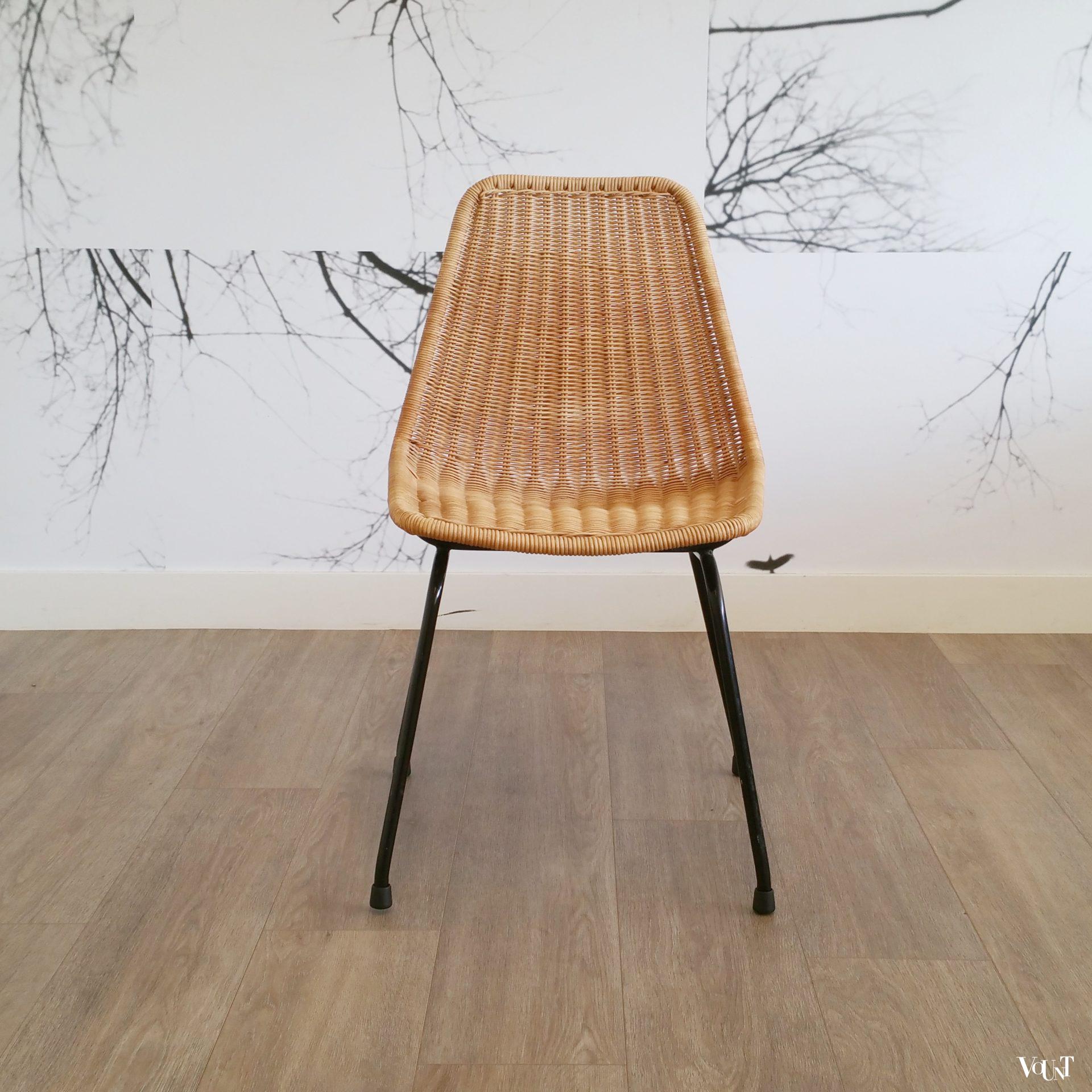 Rotan stoeltje, Dirk van Sliedregt voor Gebr. Jonkers, jaren '60