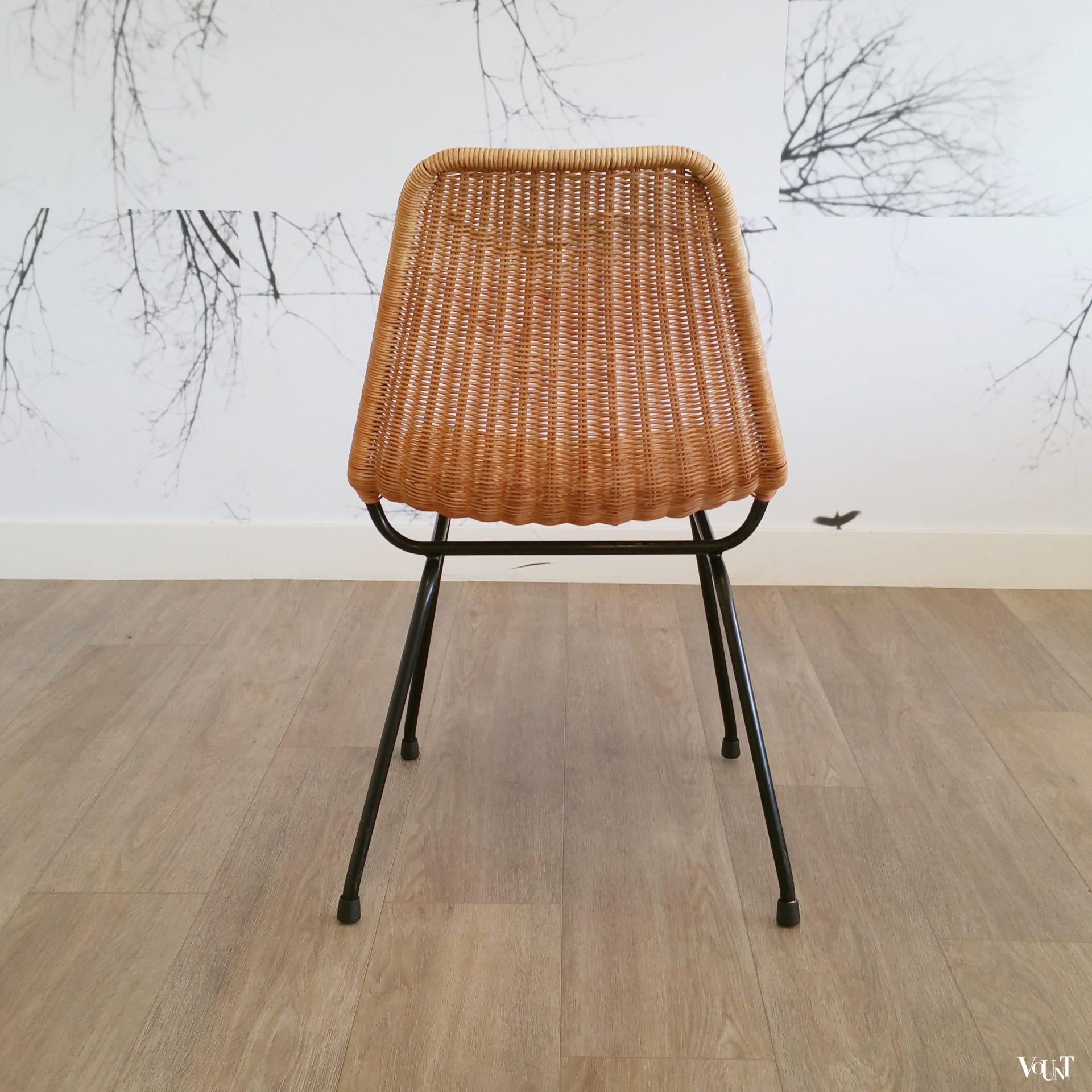 Rotan stoeltje, Dirk van Sliedregt voor Gebr. Jonkers, jaren '60