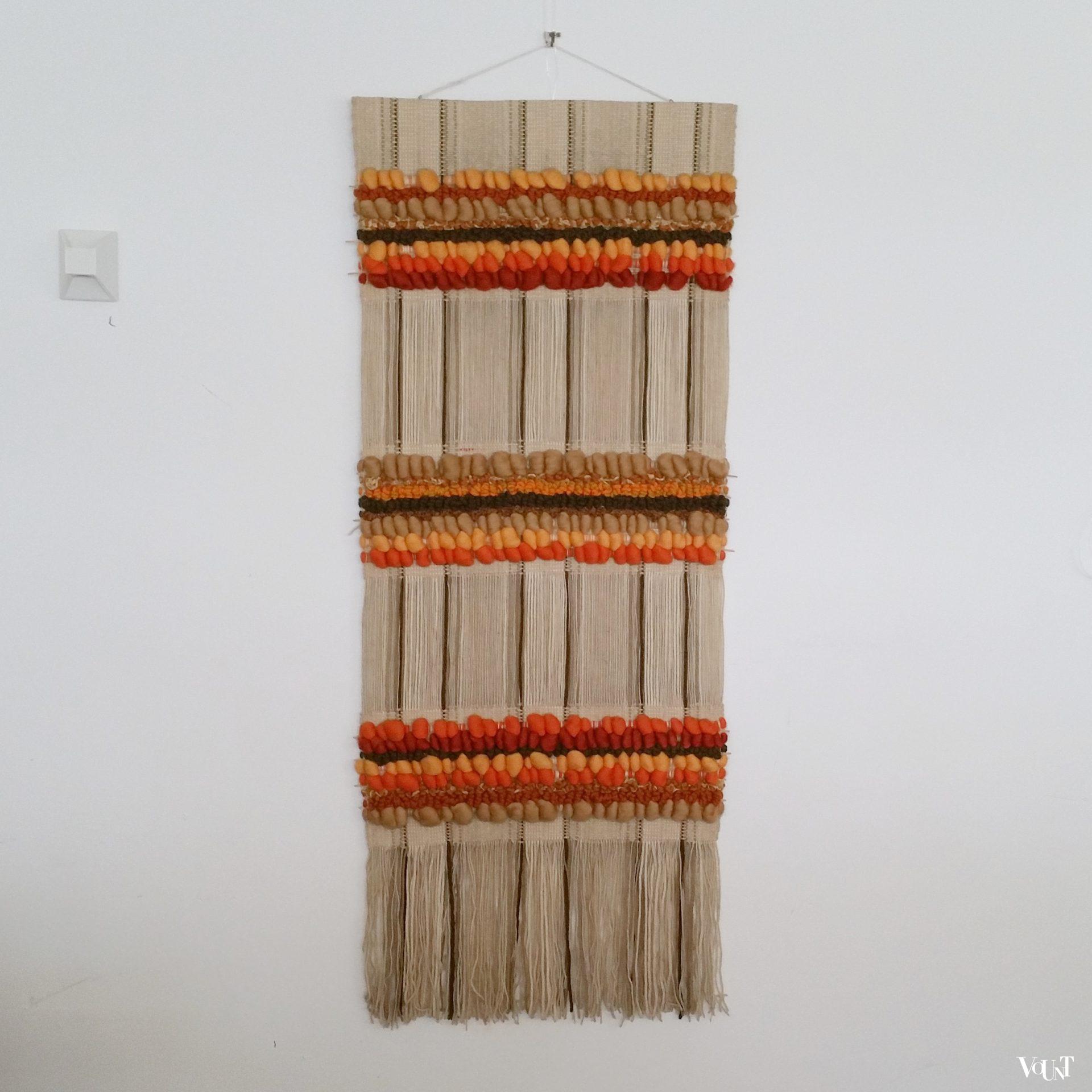 Wollen handgeweven wandkleed, Maria Svatina voor Svatina, jaren '70