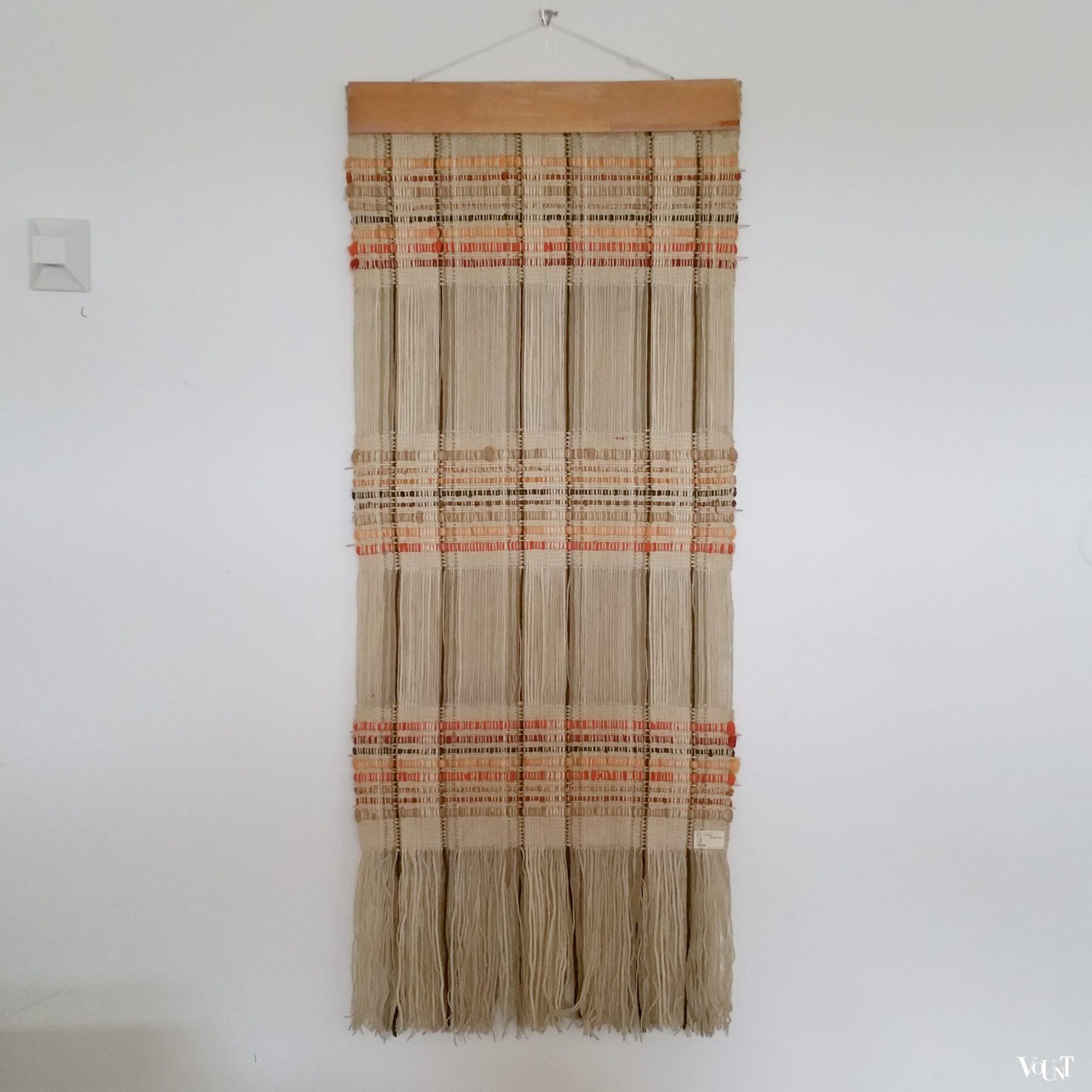 Wollen handgeweven wandkleed, Maria Svatina voor Svatina, jaren '70