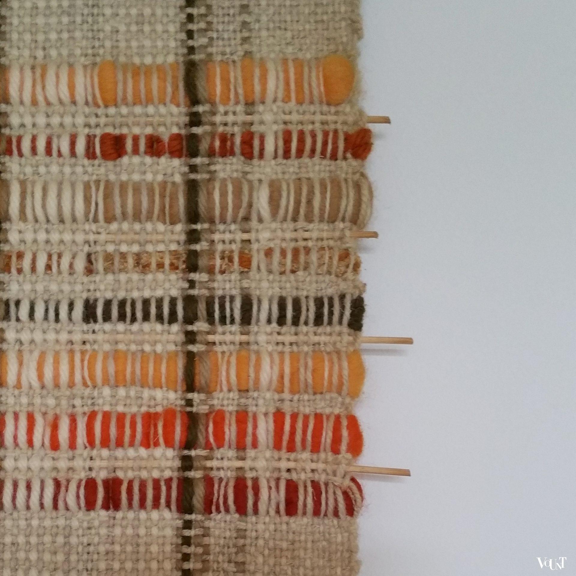 Wollen handgeweven wandkleed, Maria Svatina voor Svatina, jaren '70