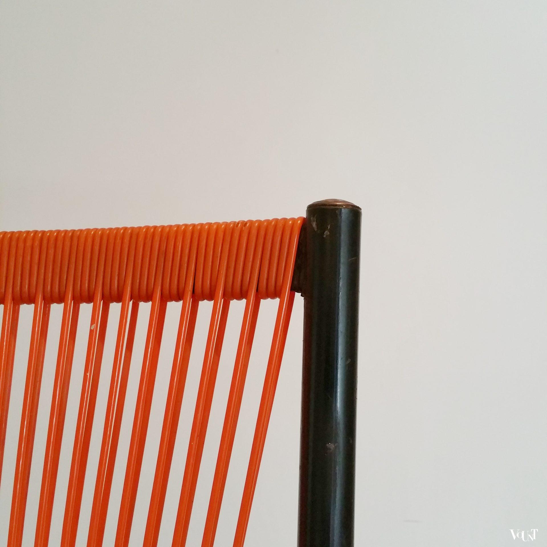 Set van 2 draadstoelen, André Monpoix, jaren '50