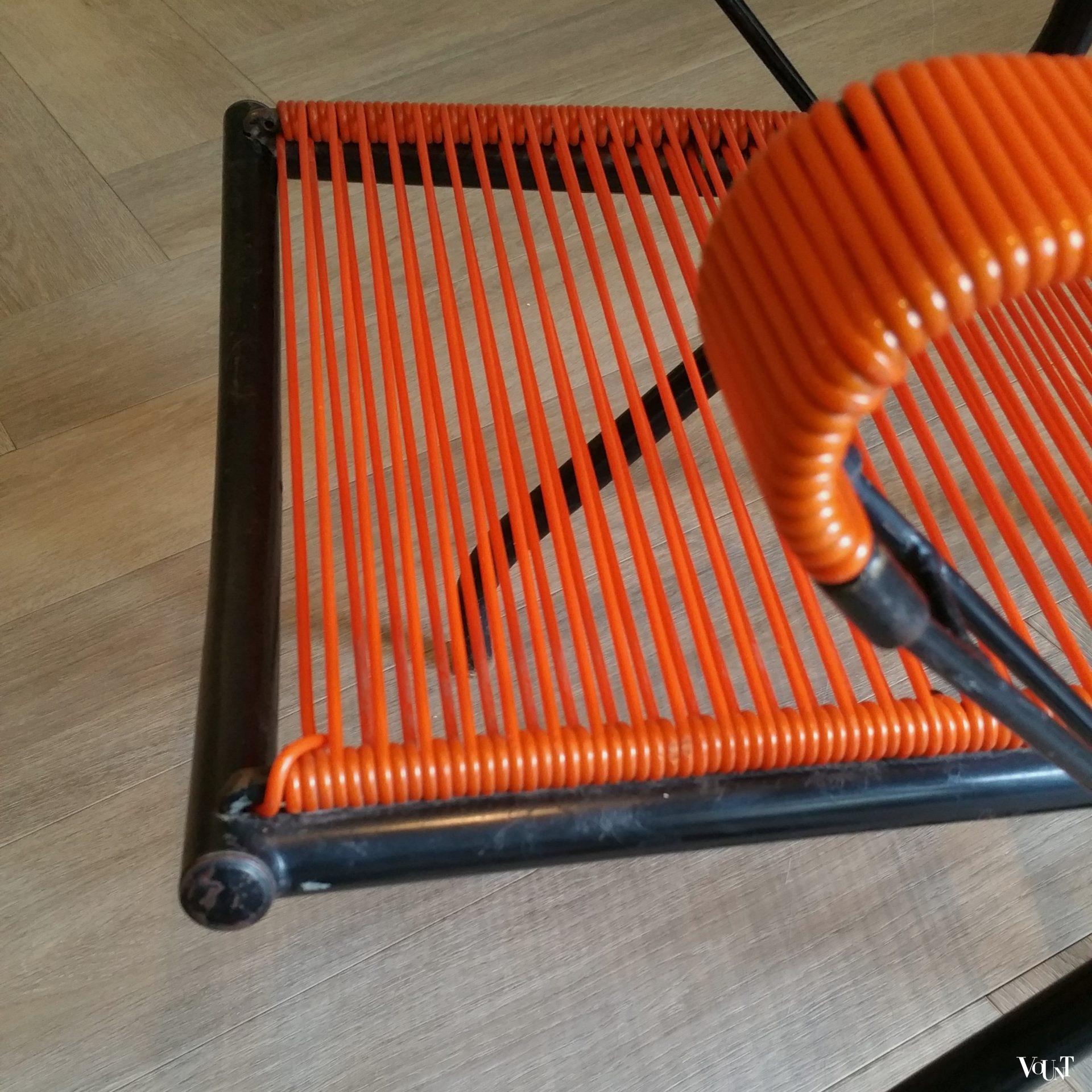 Set van 2 draadstoelen, André Monpoix, jaren '50