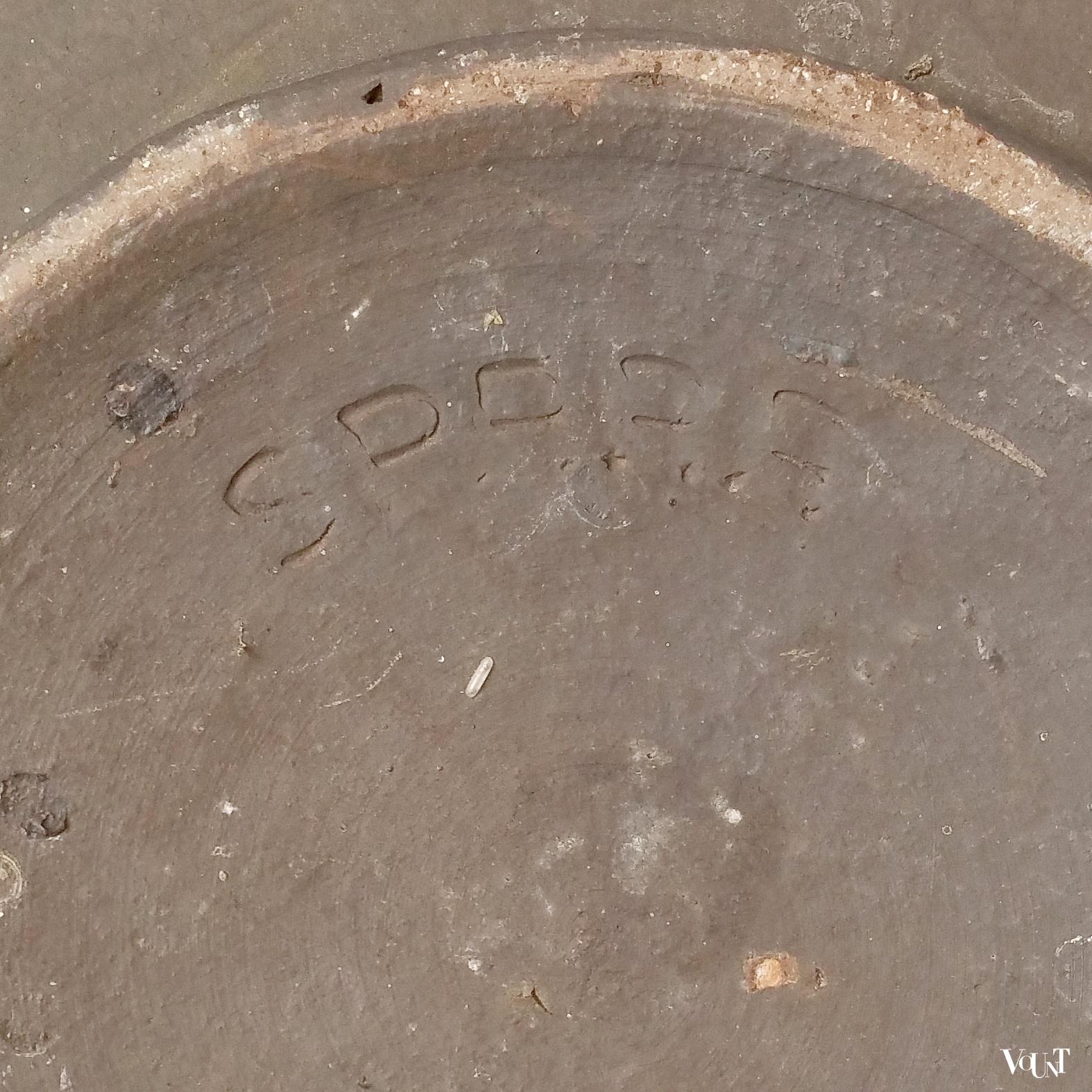 Vintage ronde keramische plantenbak, Spara, jaren '70