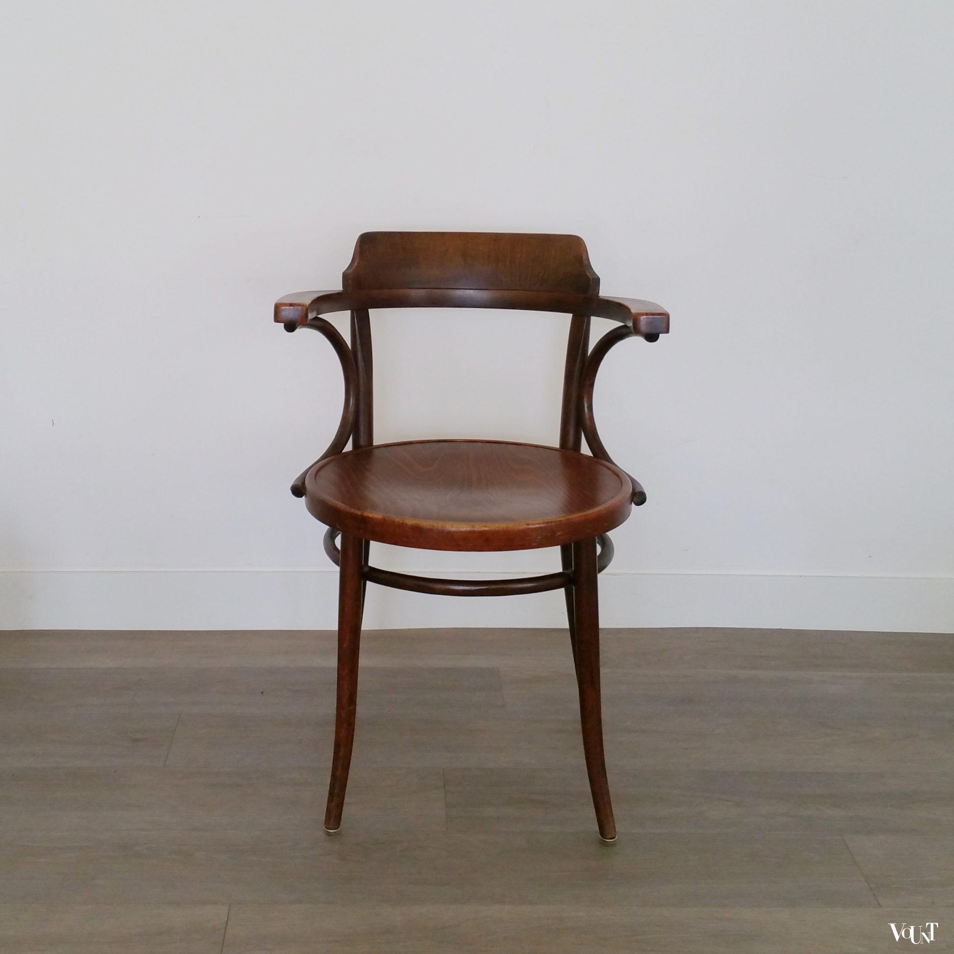 Set van 2 nr. 233 caféstoelen, Ligna, jaren '60