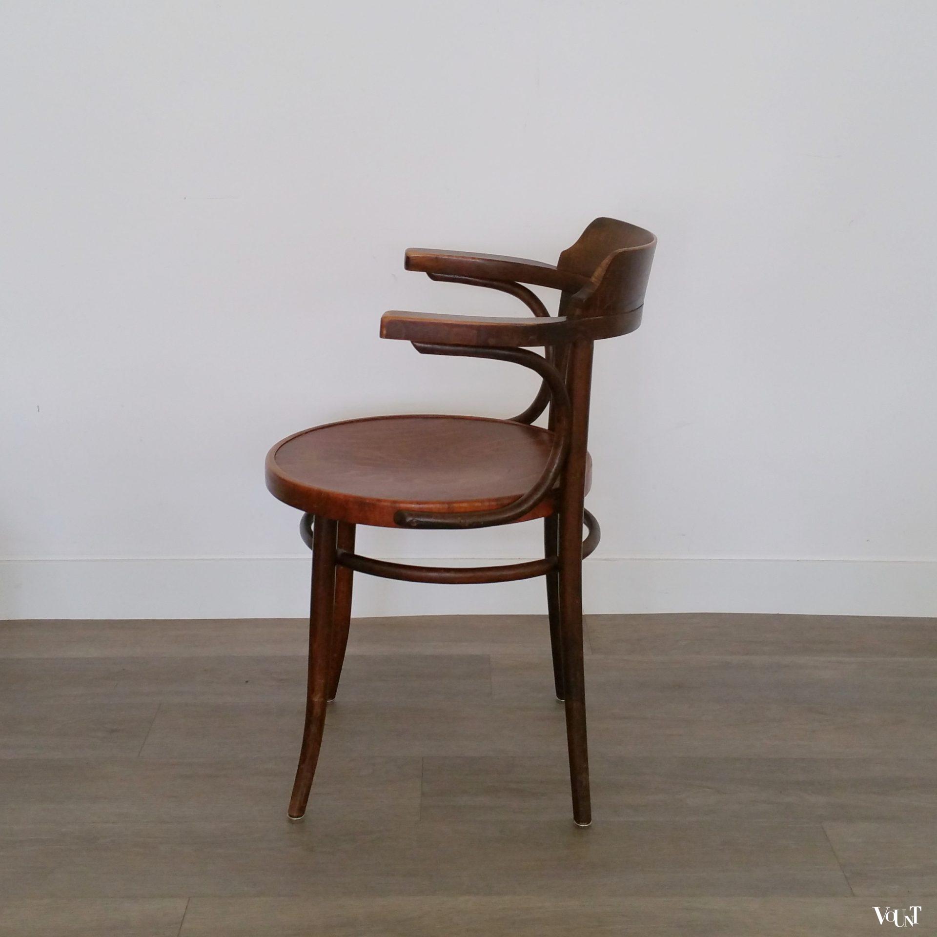 Set van 2 nr. 233 caféstoelen, Ligna, jaren '60