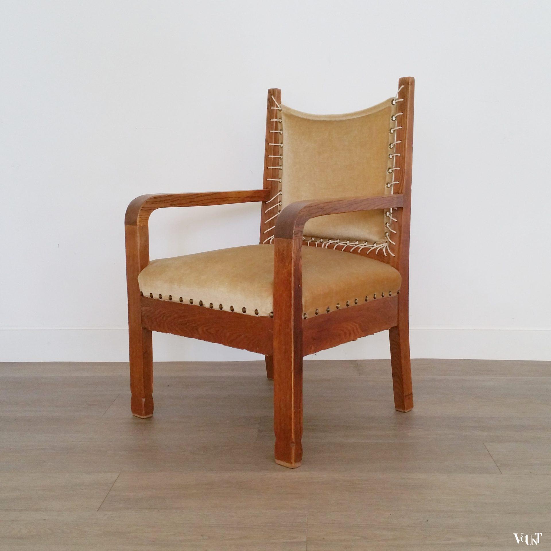 Art deco rijgstoel, ca. jaren '20