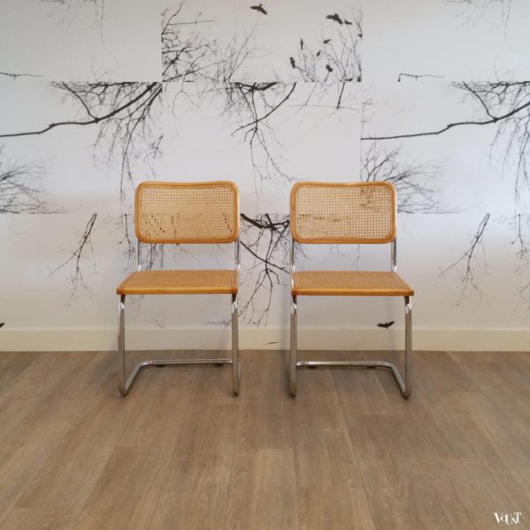 Set van 2 "Cesca" stoelen, Marcel Breuer, jaren '90