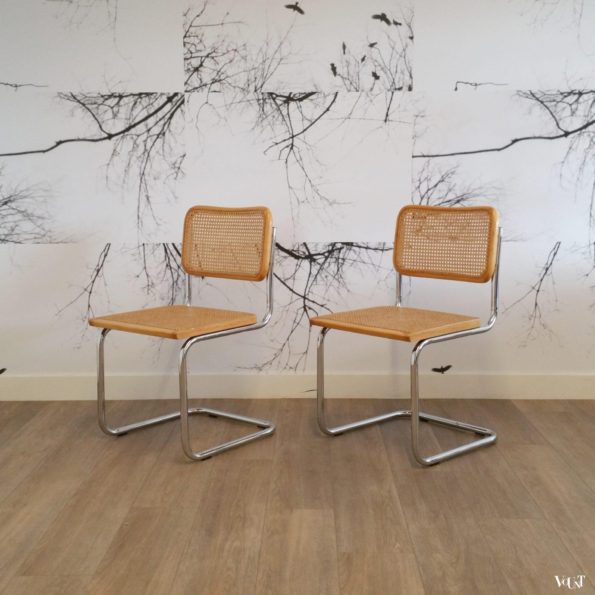 Set van 2 "Cesca" stoelen, Marcel Breuer, jaren '90