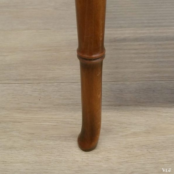 Set van 4 faux bamboo Chippendale stoelen, jaren '70