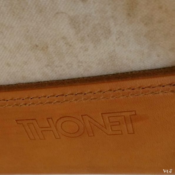 S34 buisframestoel met leren bekleding, Mart Stam voor Thonet, jaren '80