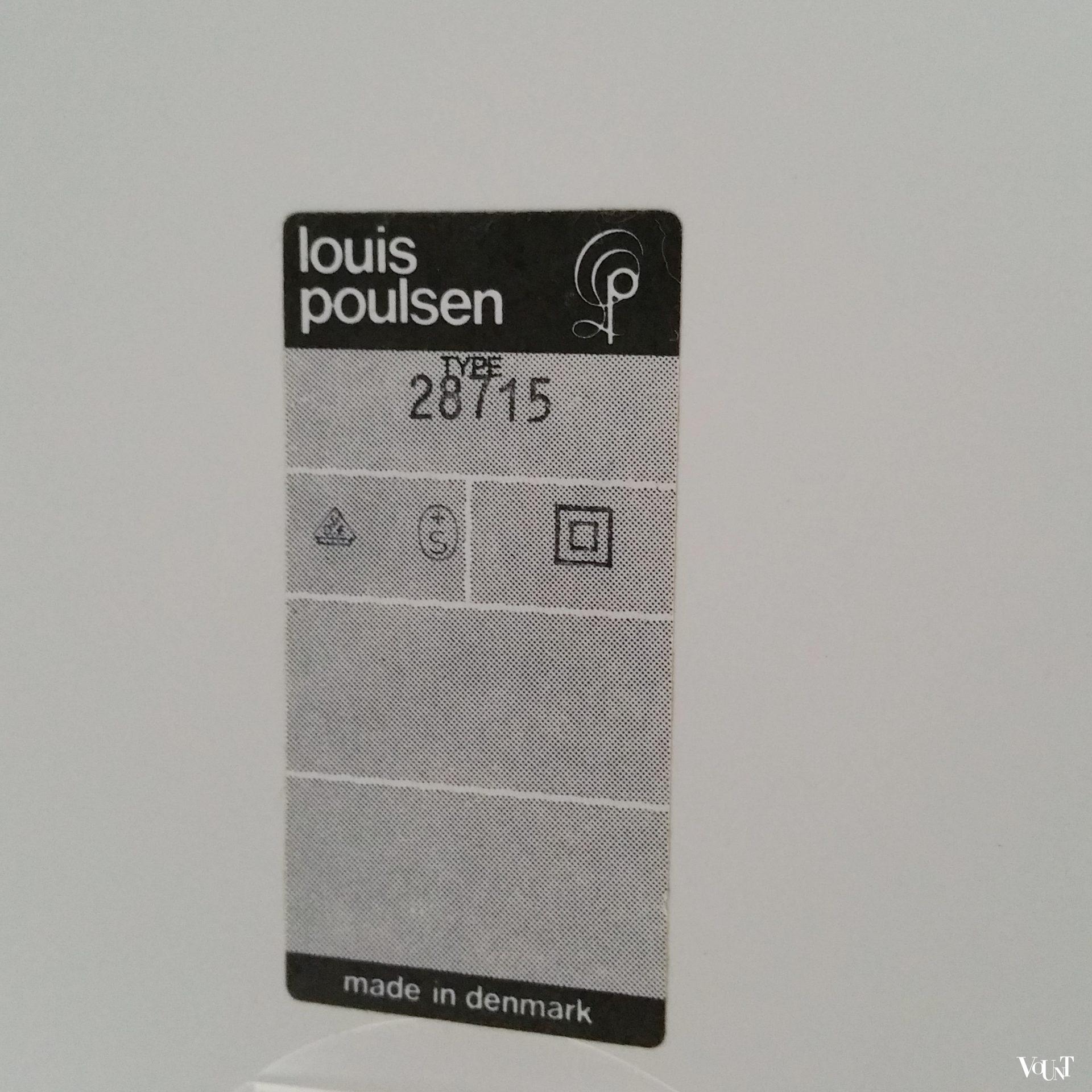 Panthella vloerlamp, Verner Panton voor Louis Poulsen, jaren '70