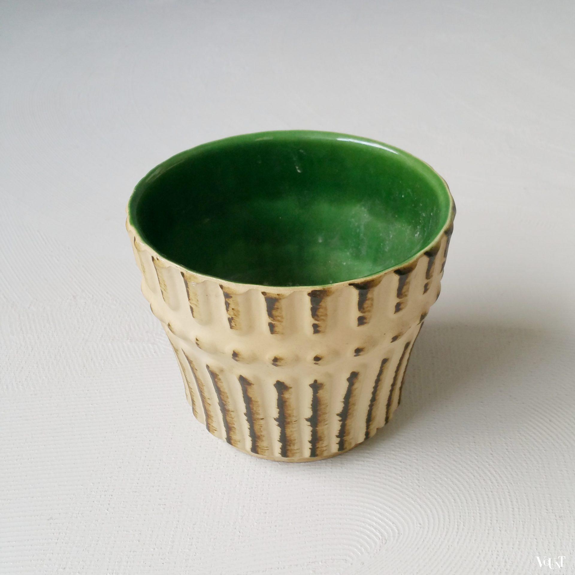 Set van 3 bloempotten van Ueberlacker Keramik, jaren '50