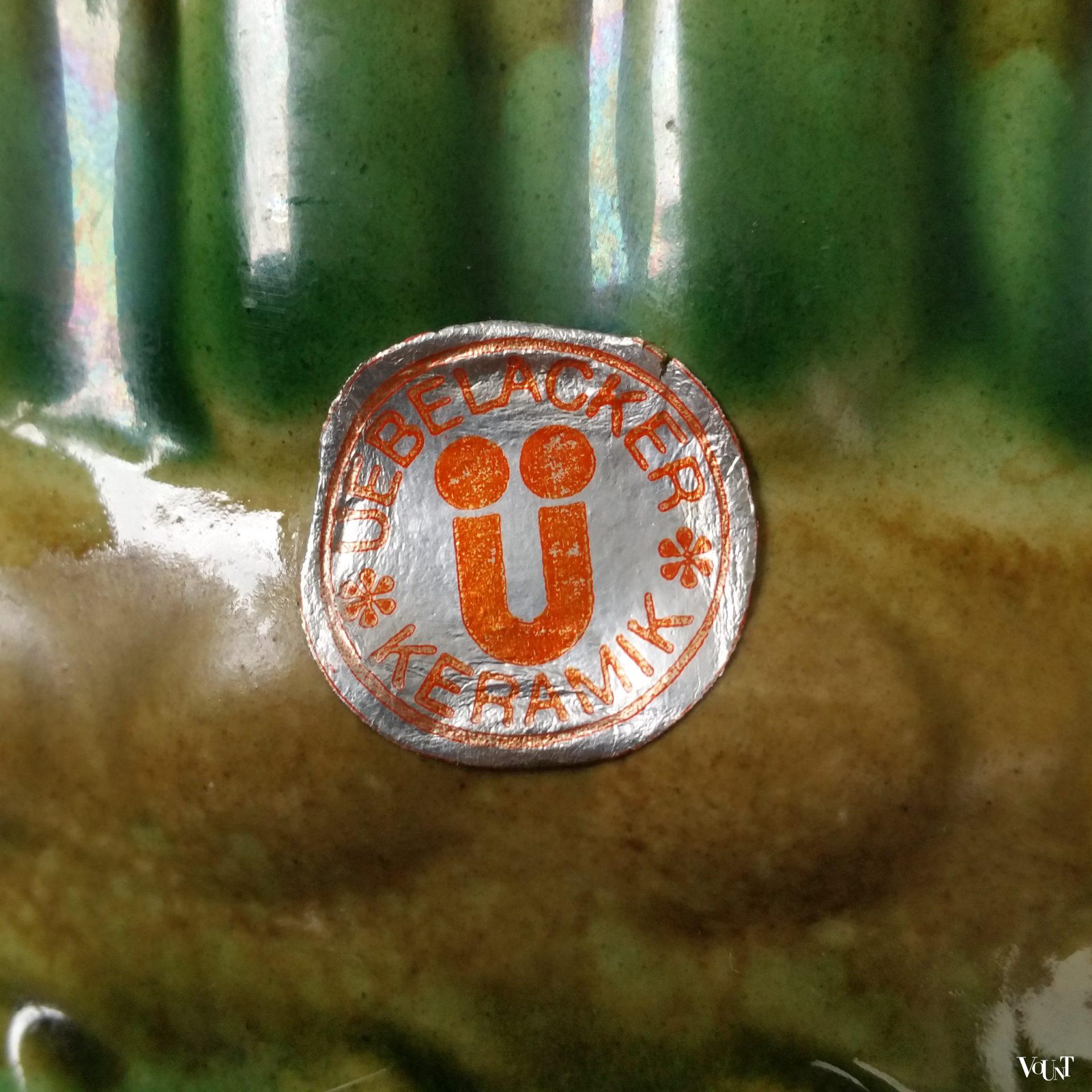 Set van 3 bloempotten van Ueberlacker Keramik, jaren '50