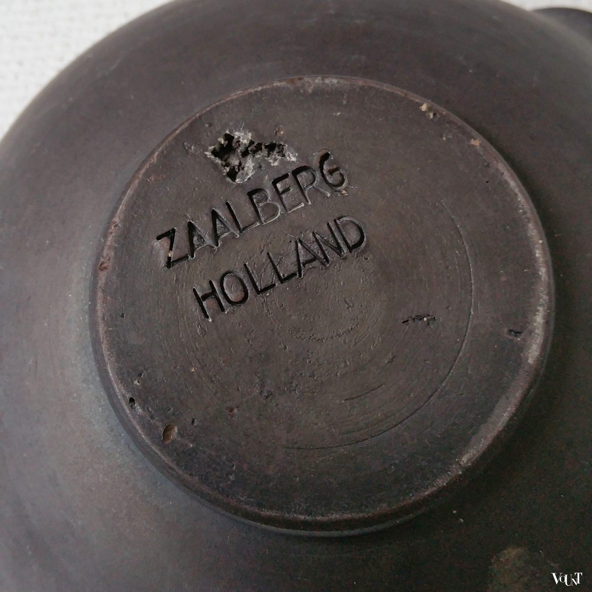 Set van 4 organisch vormgegeven schaaltjes, Zaalberg Holland, jaren '60