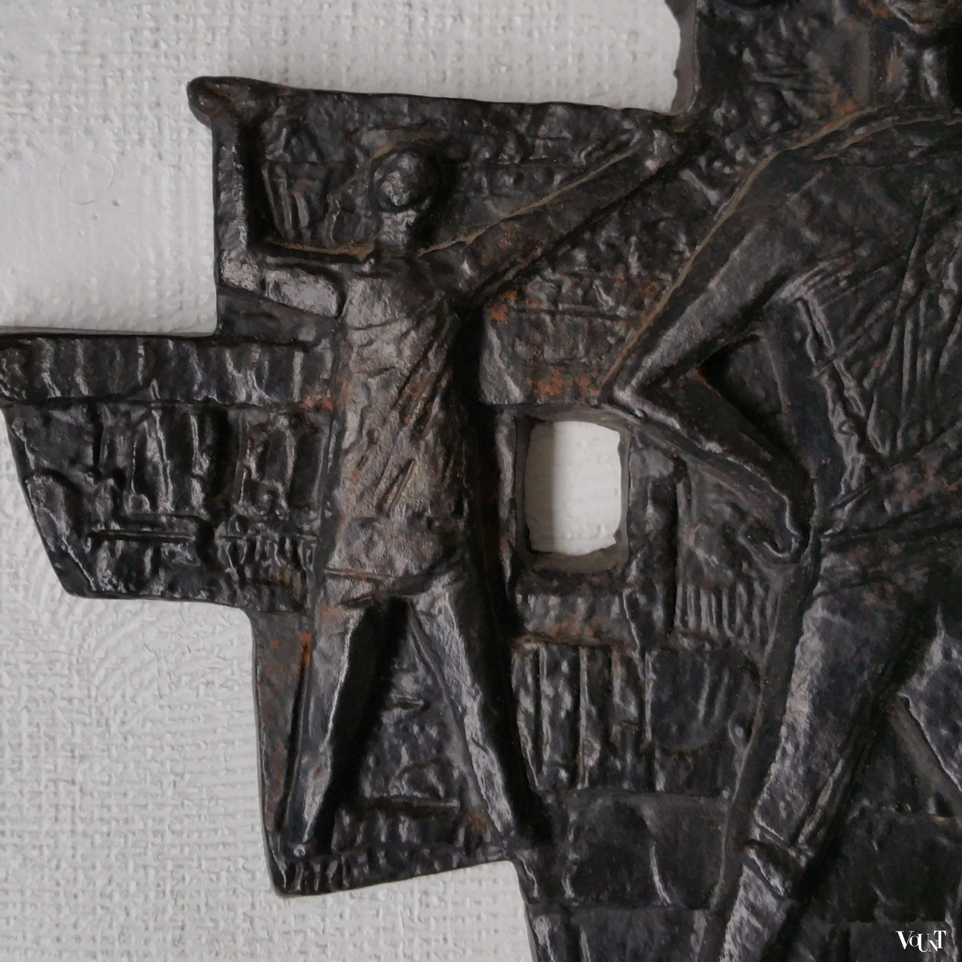 Gietijzeren wanddecoratie, jaren '60