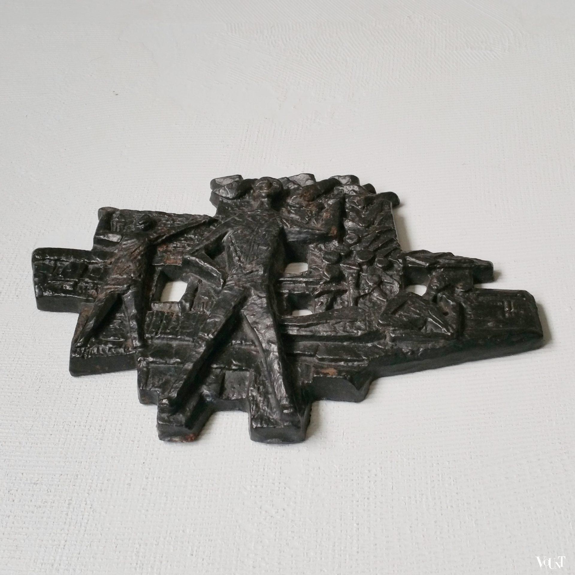 Gietijzeren wanddecoratie, jaren '60